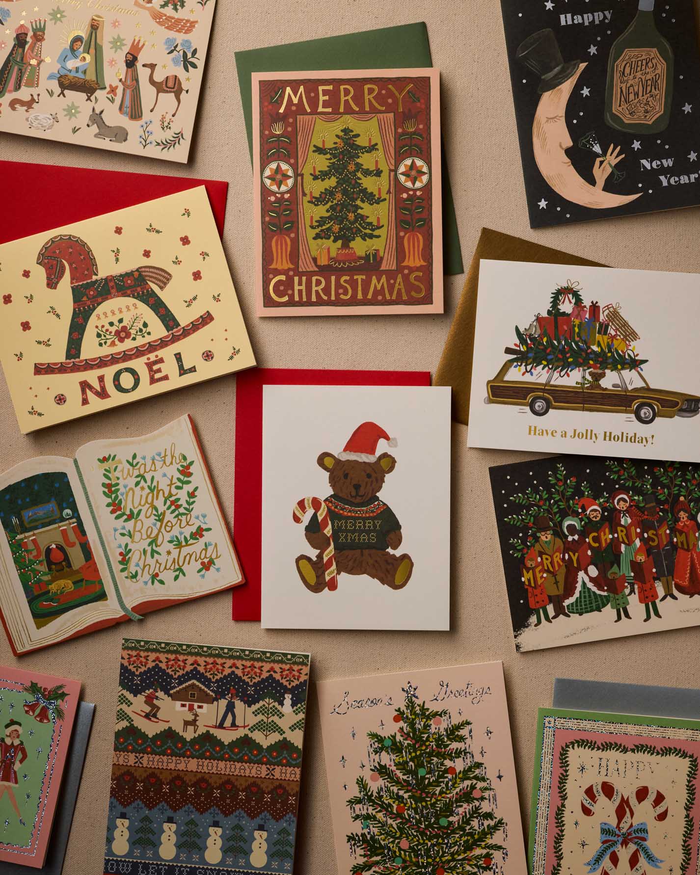 Beary Christmas Holiday Cards - Boxed Set