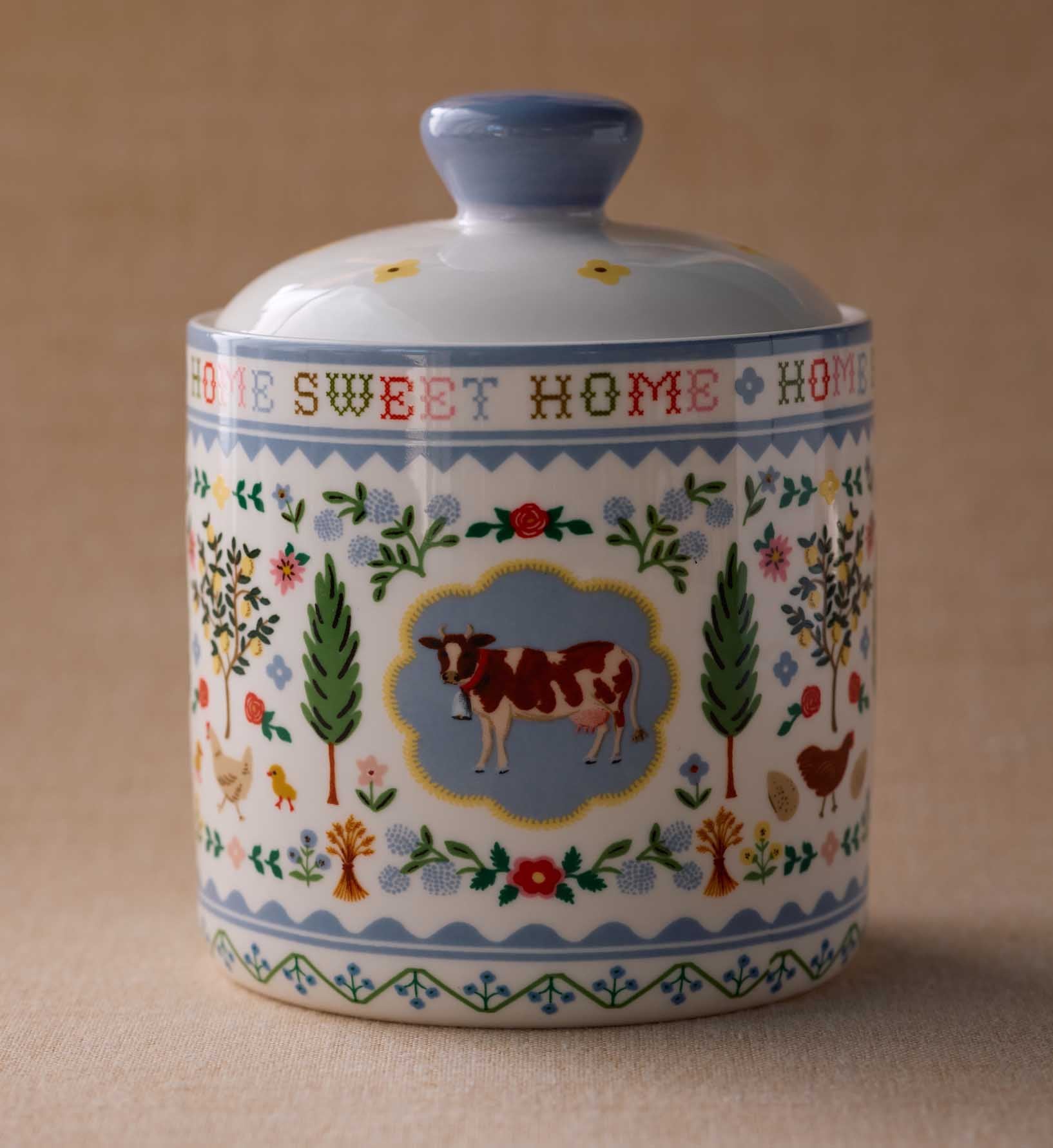 Porcelain Canister - Home Sweet Home