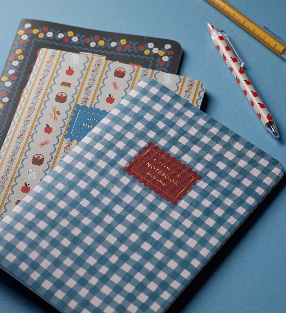 Stitched Notebook Set - Schoolhouse | Rifle Paper Co.