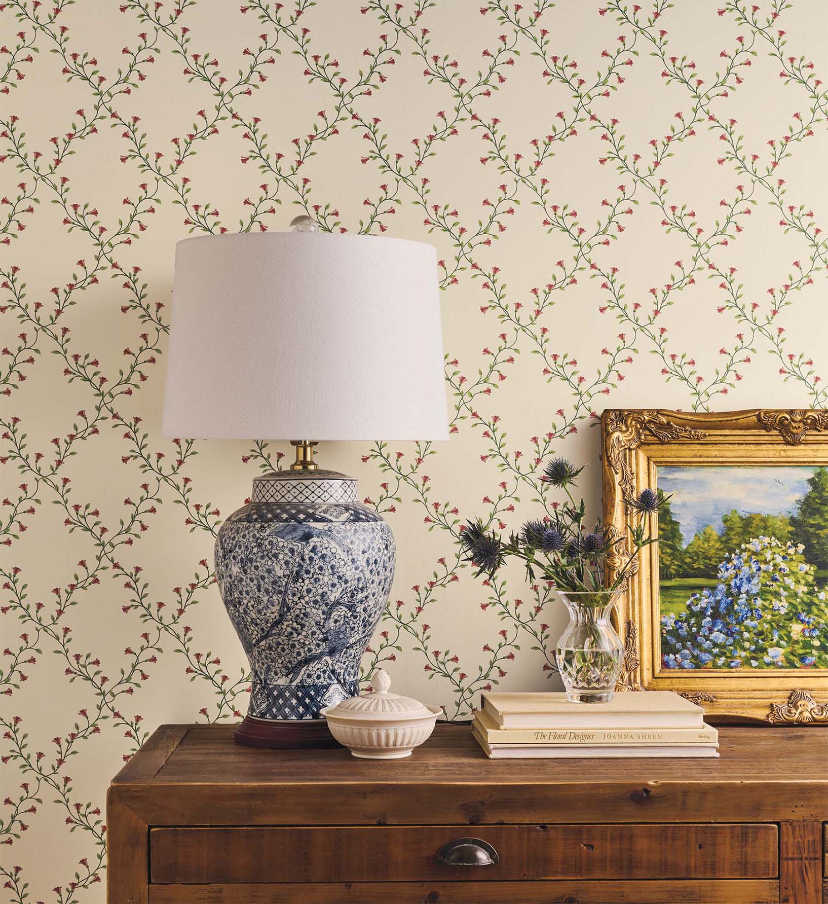 Bellflower Wallpaper - Beige