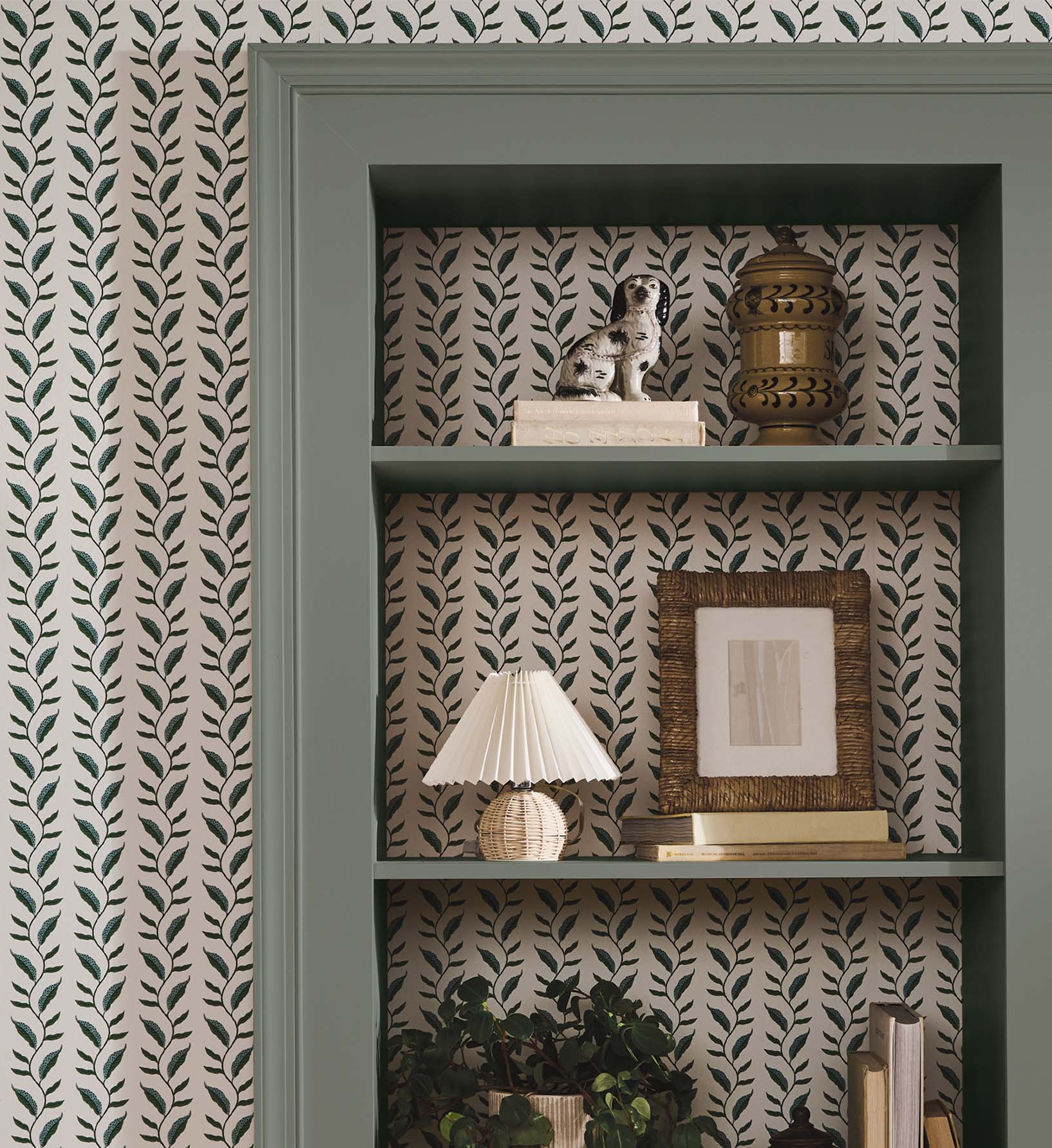 Seagrass Wallpaper - Slate & Linen