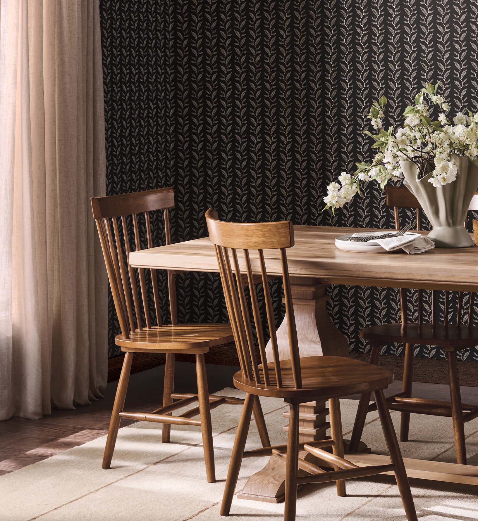 Seagrass Wallpaper - Black