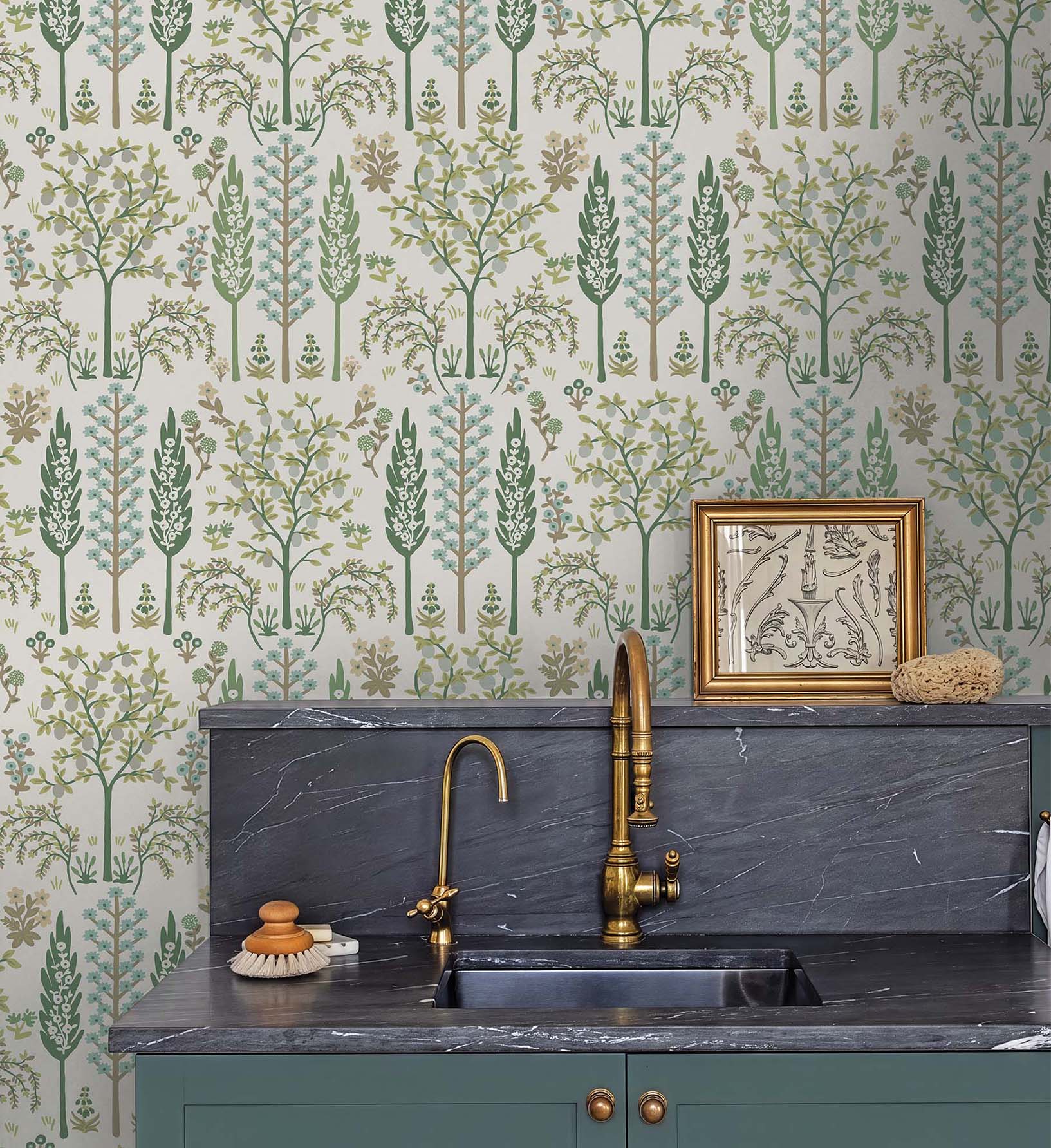 Fenna Wallpaper - Green