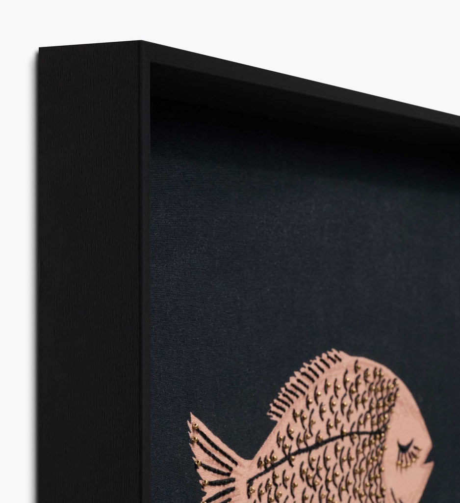 It's Fishy Framed Textile Wall Art | Rifle Paper Co.