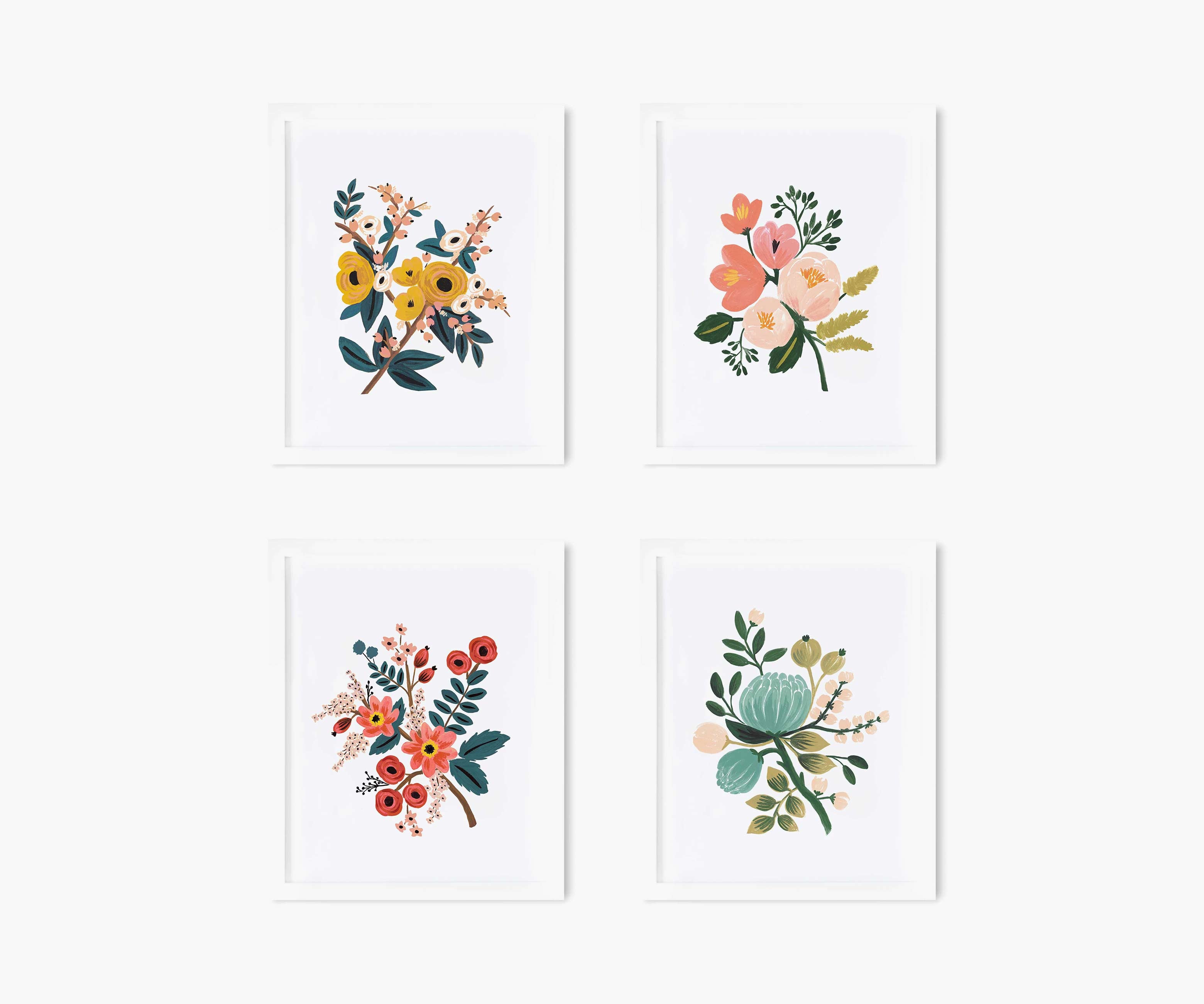 Botanical Art Print Set
