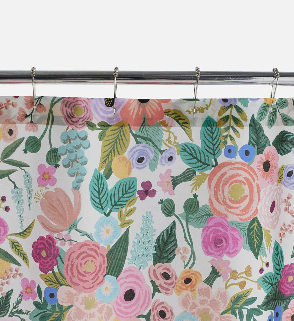 Garden Party Floral Percale Shower Curtain | Rifle Paper Co.