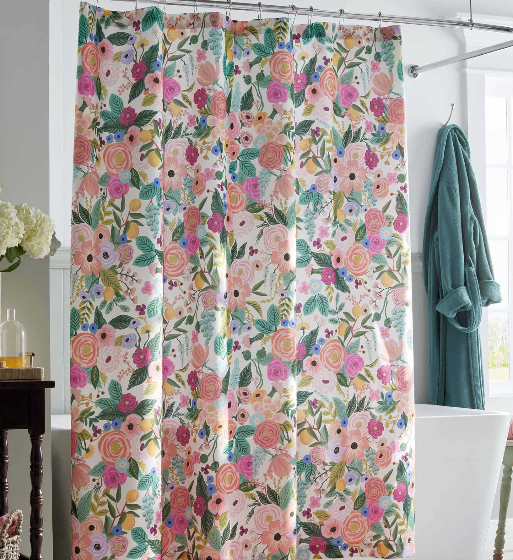 Percale Shower Curtain - Garden Party