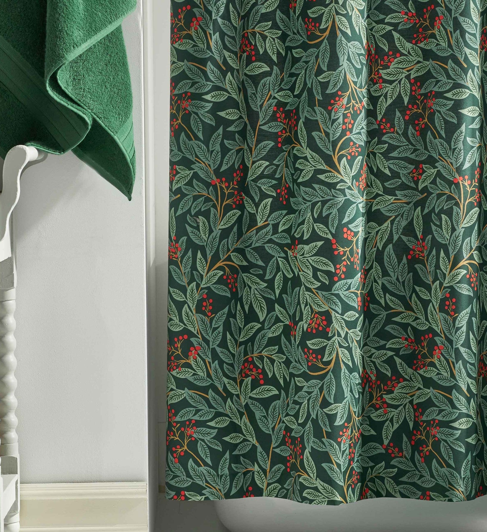 Percale Shower Curtain - Willowberry