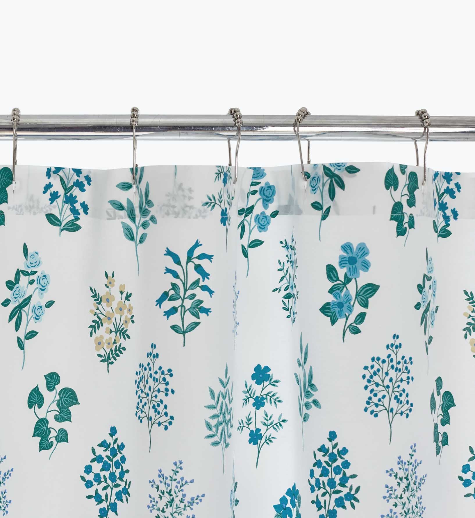 Percale Shower Curtain - Hawthorne Blue