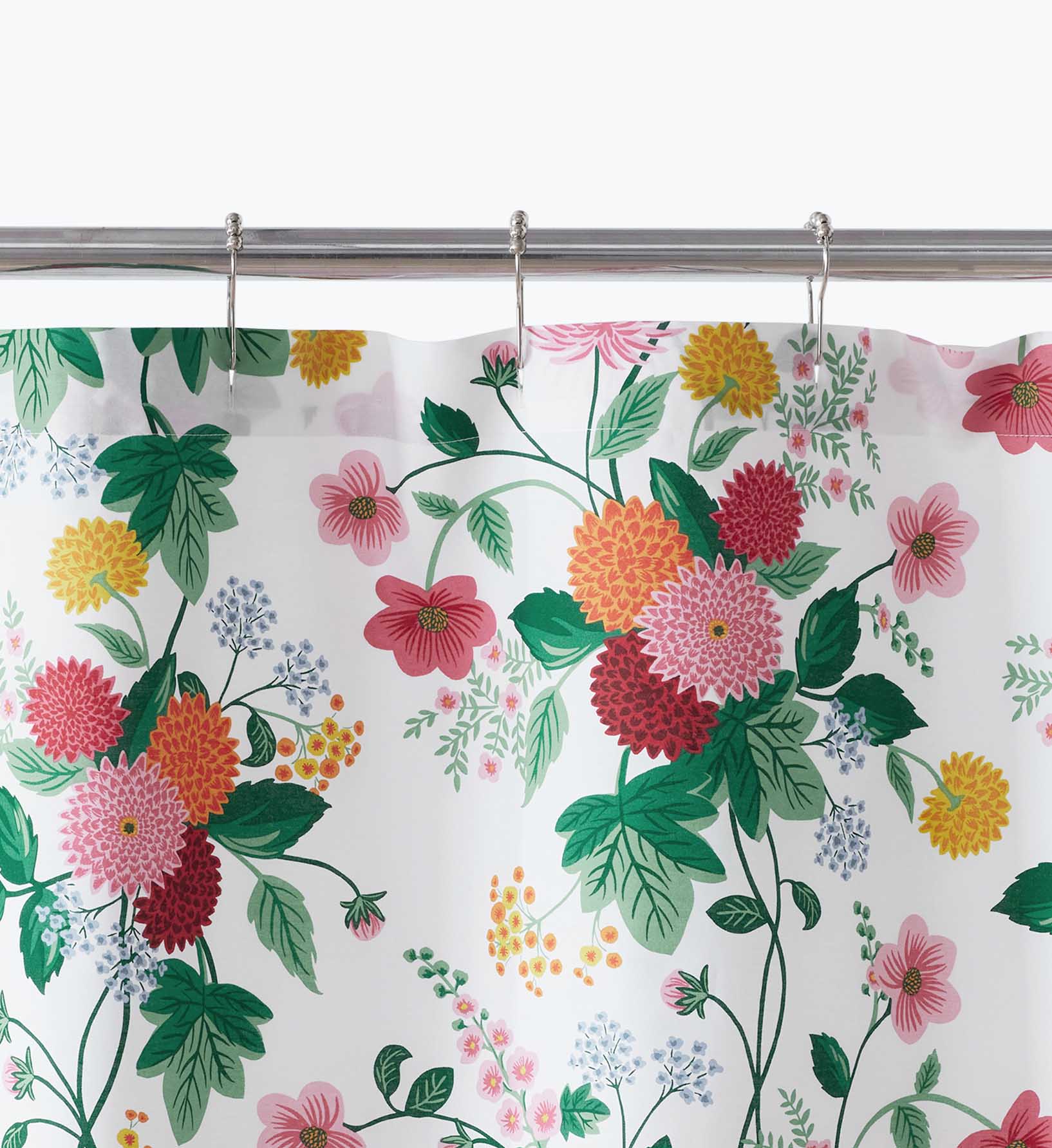 Percale Shower Curtain - Dahlia
