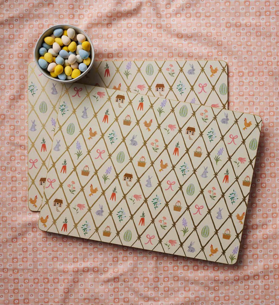Cork Placemats - Spring Farm