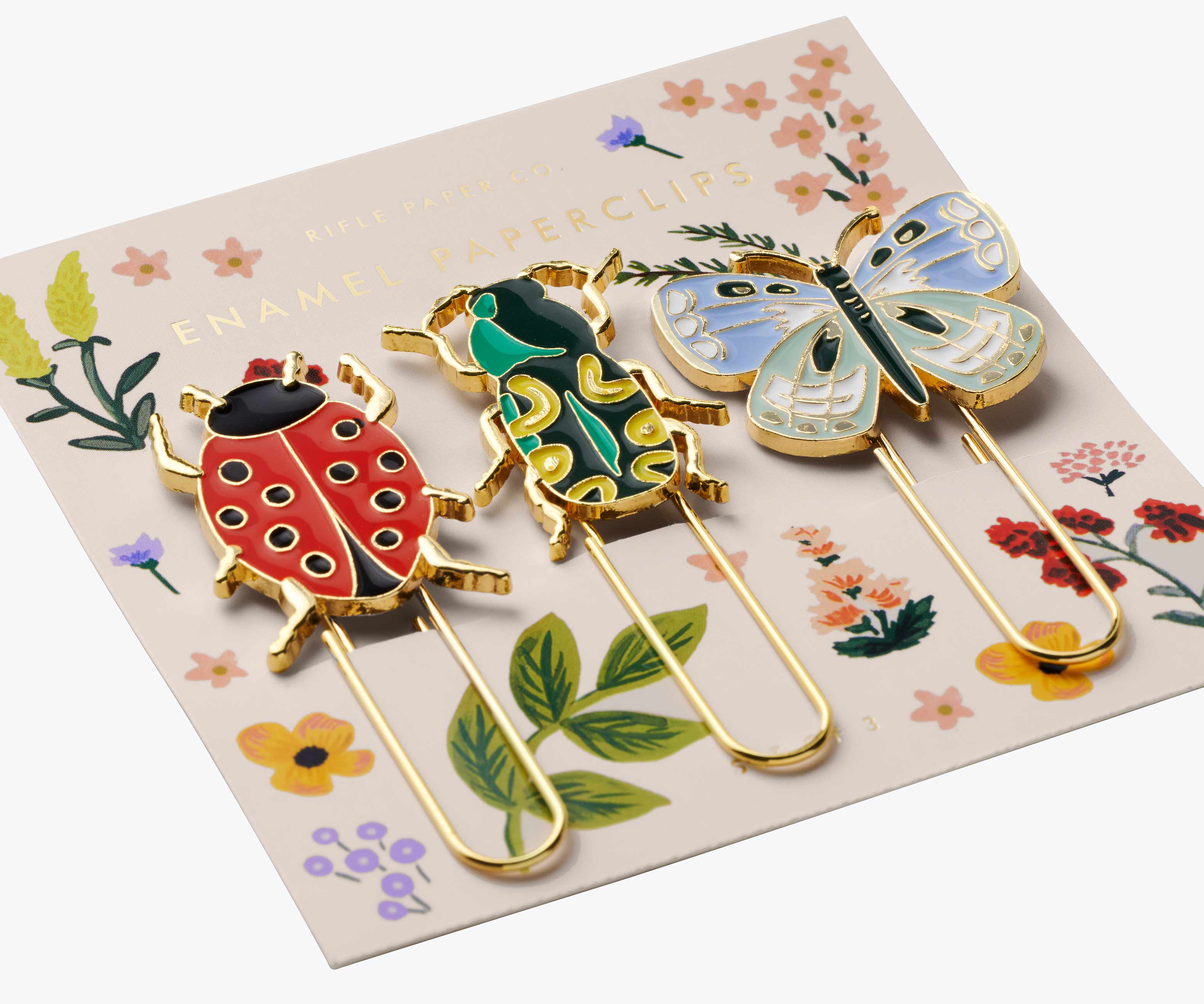 Enamel Paper Clip Set - Curio