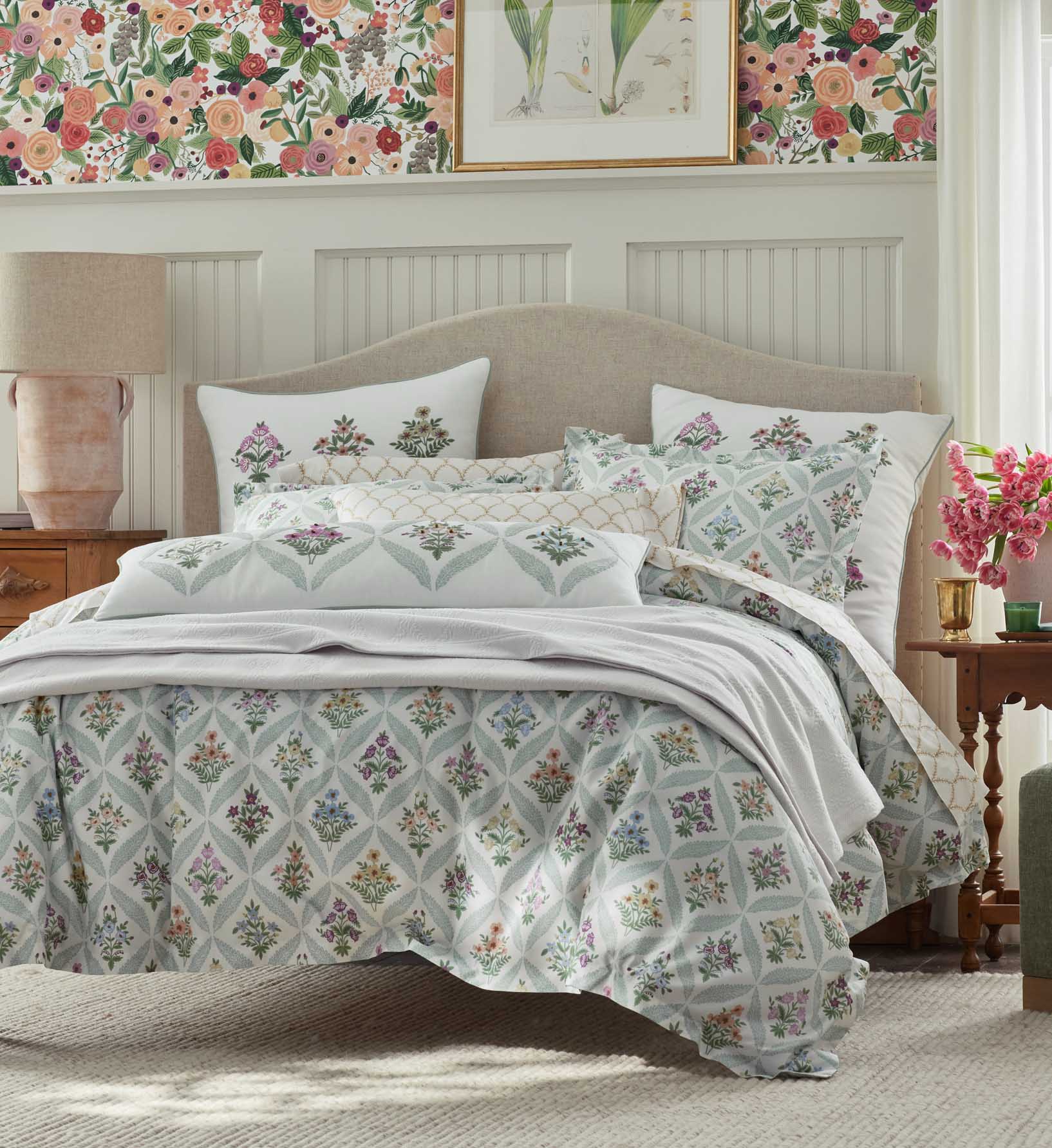 Sateen Comforter - Estee Garden