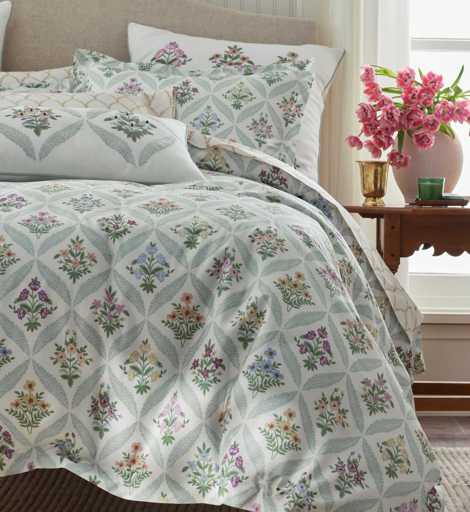 Sateen Comforter - Estee Garden