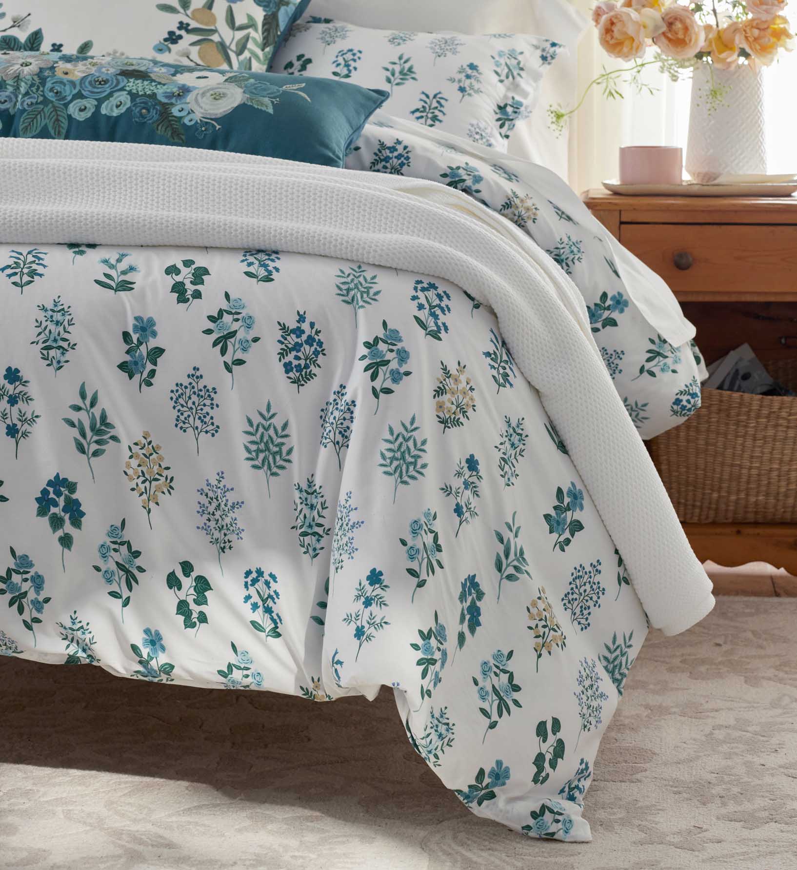 Percale Comforter - Hawthorne Blue