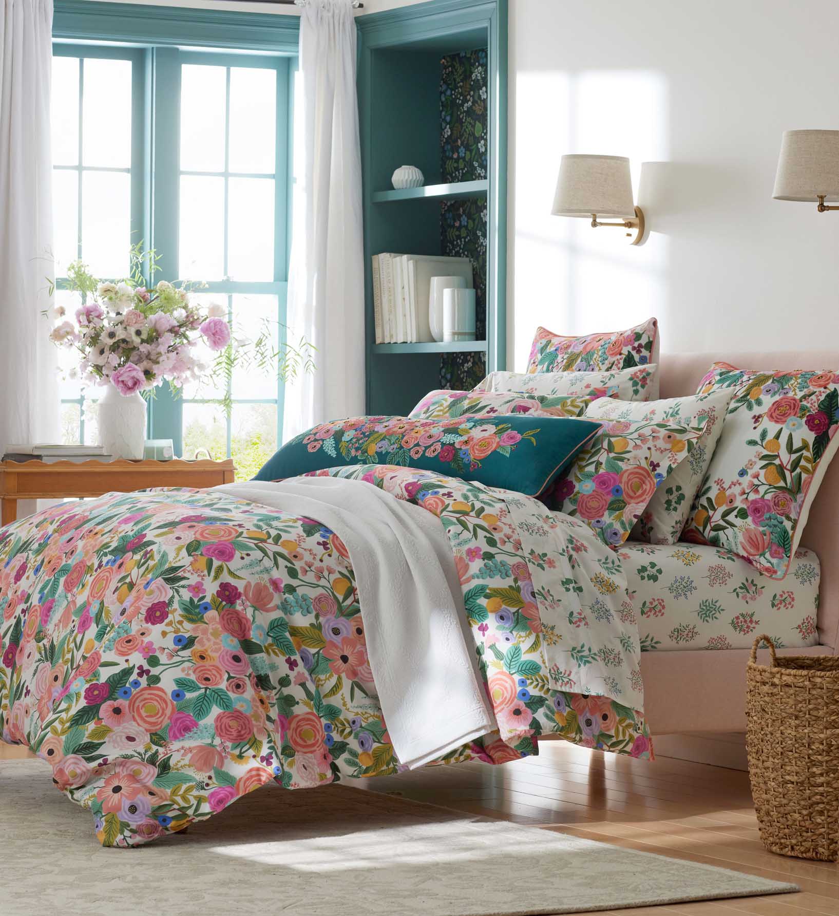 Percale Duvet Cover - Garden Party