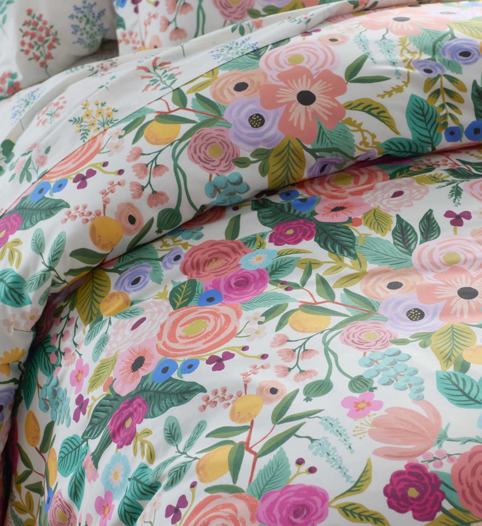 Percale Duvet Cover - Garden Party