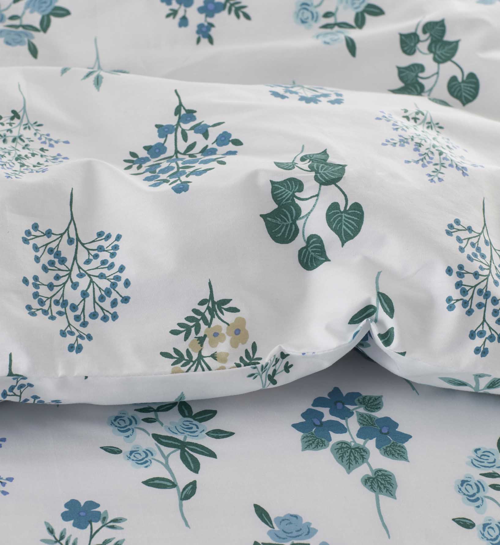 Percale Duvet Cover - Hawthorne Blue