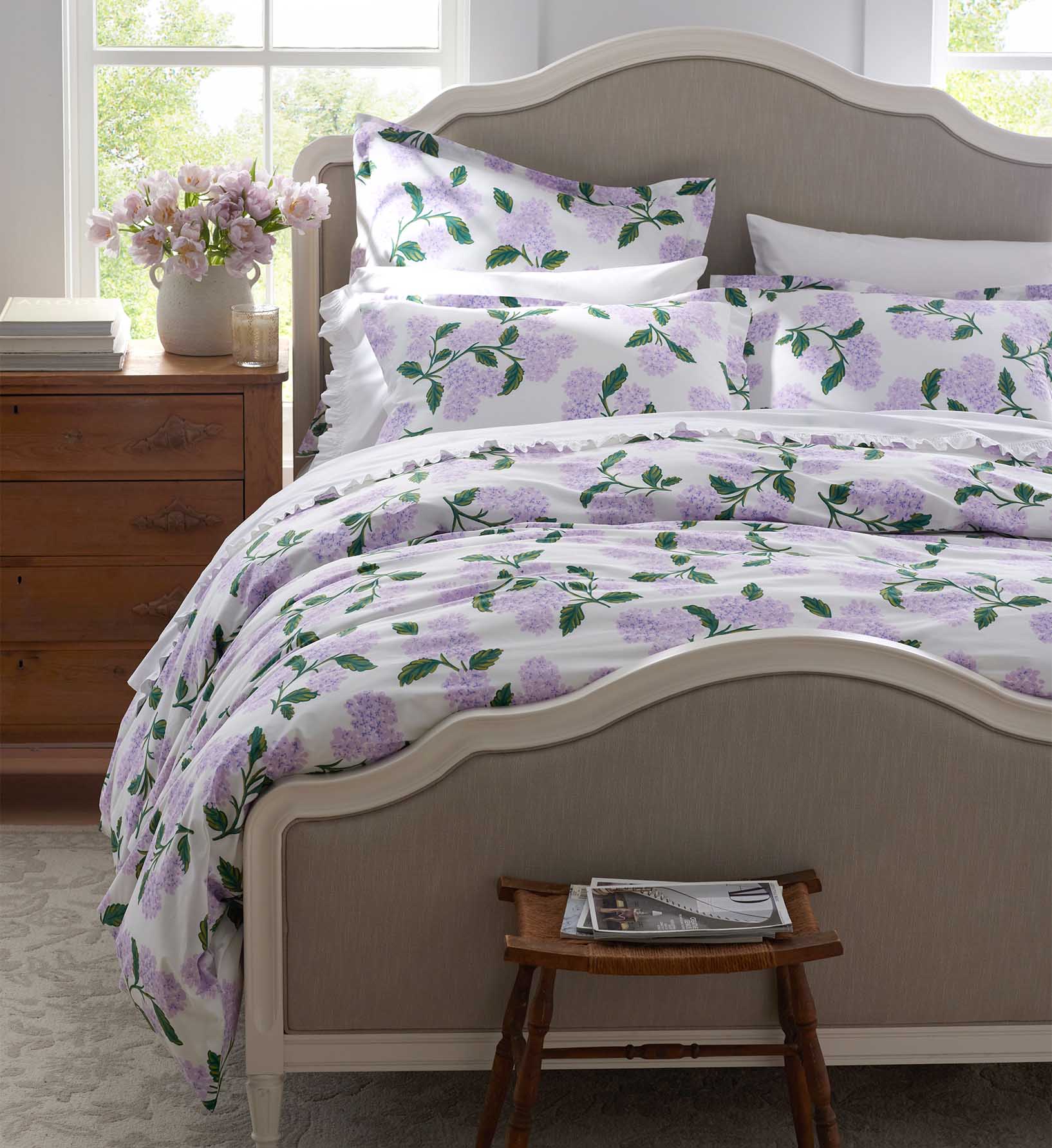 Percale Comforter - Hydrangea Lilac