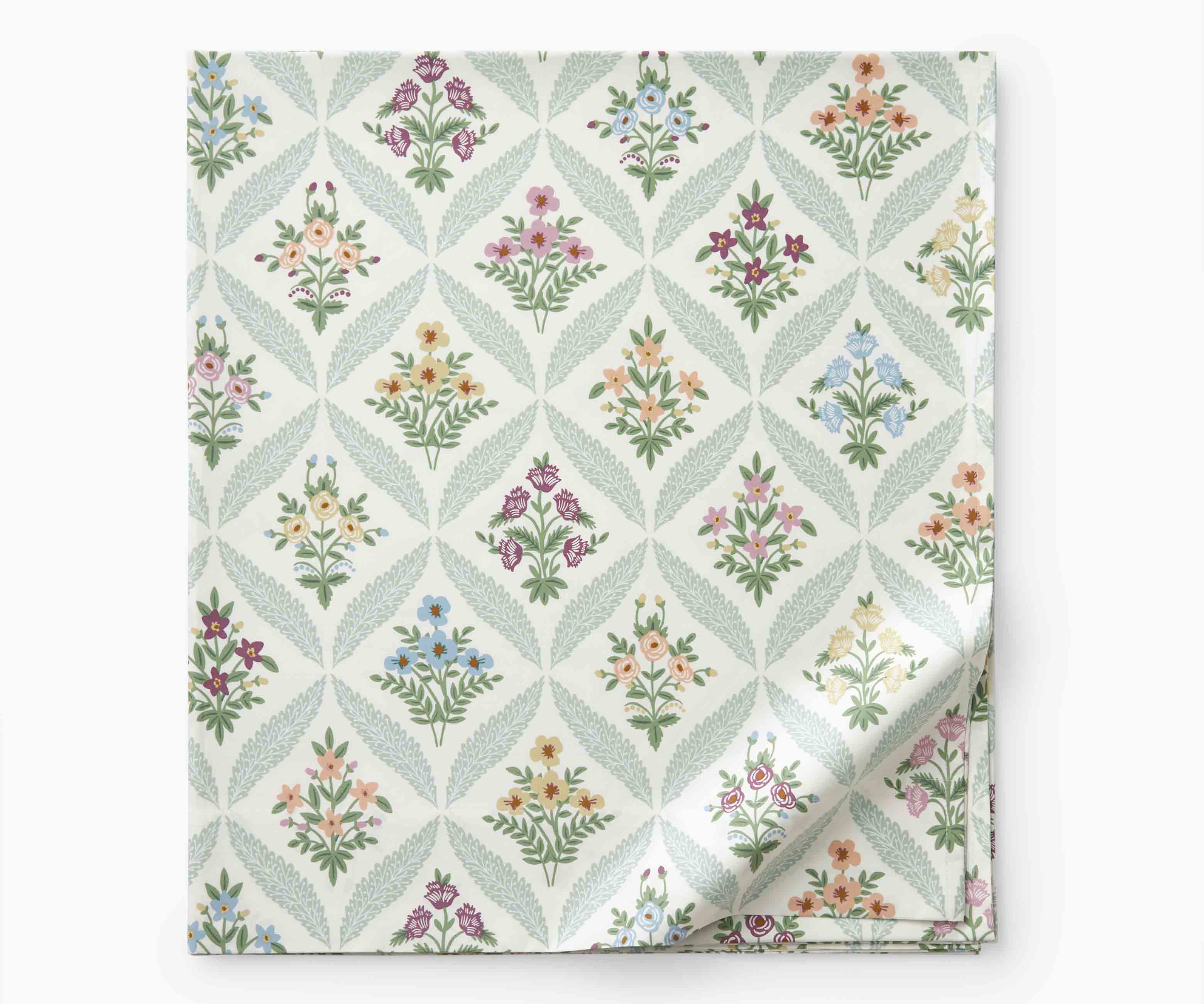 Sateen Flat Sheet - Estee Garden