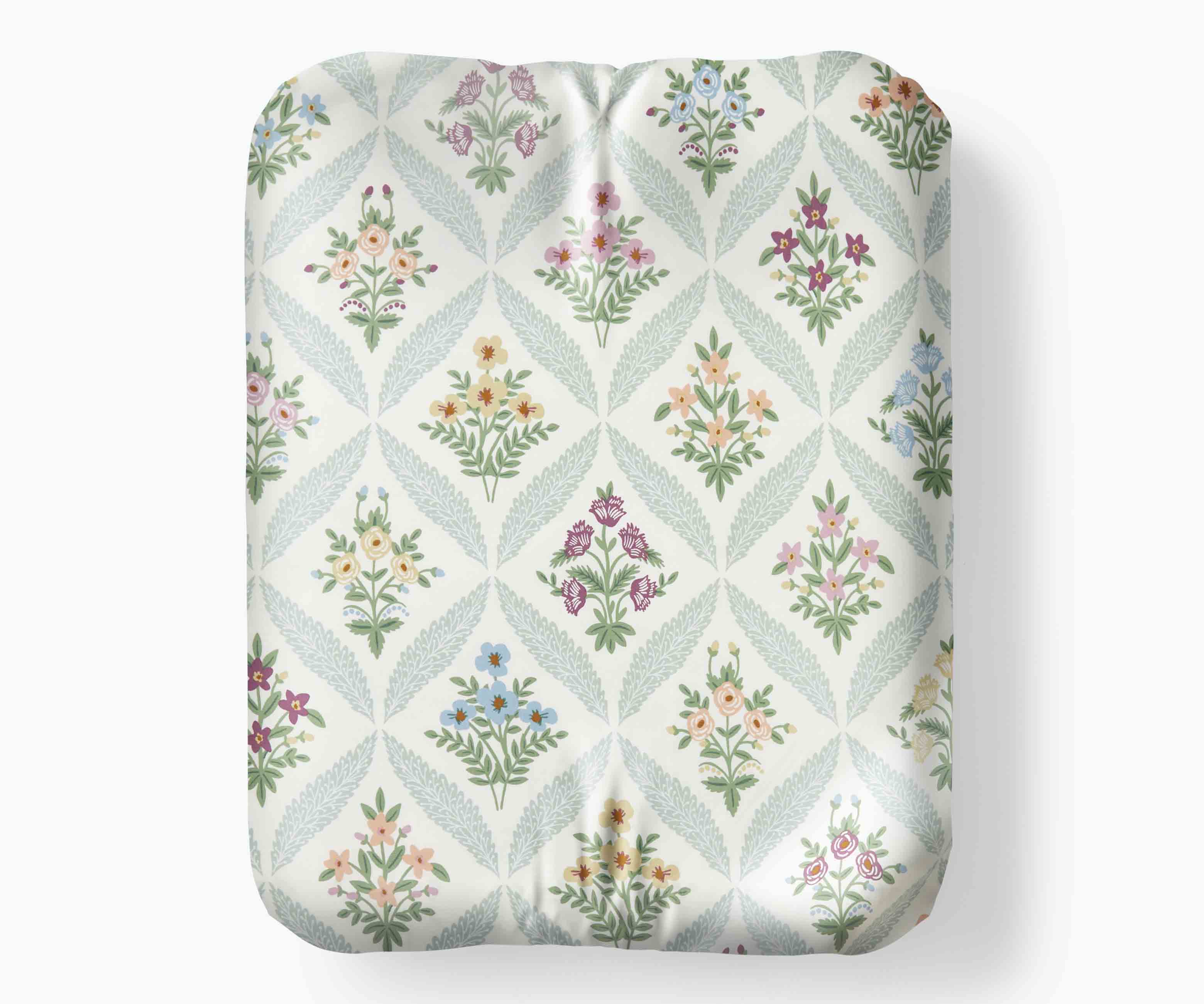 Sateen Fitted Sheet - Estee Garden