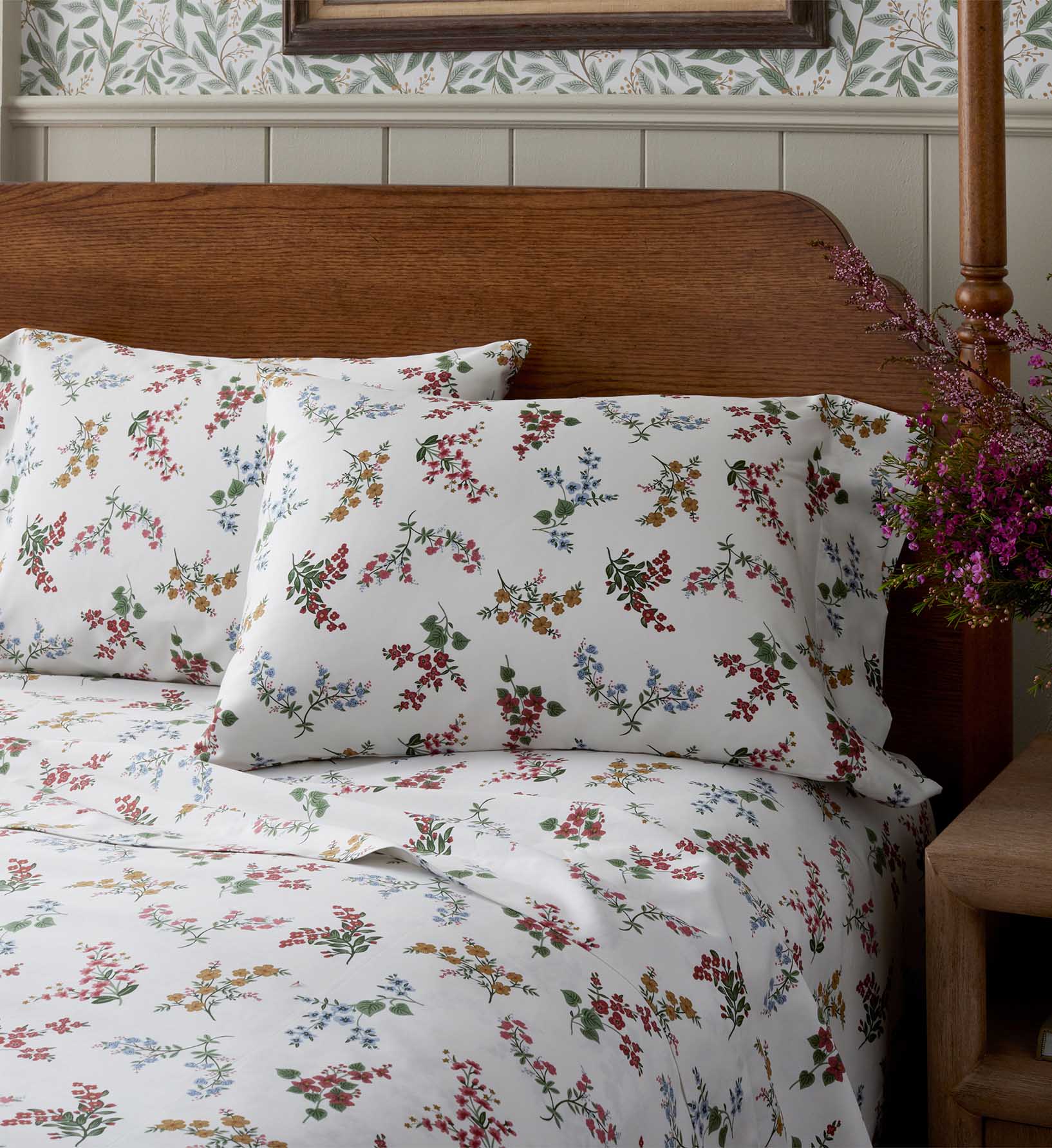 Sateen Pillowcases - Amelia