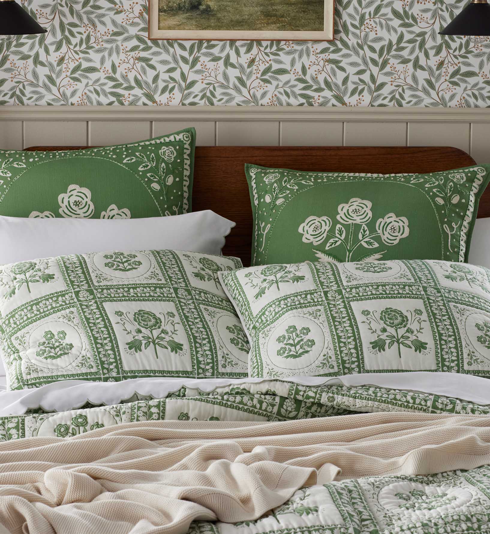 Cotton Quilt - Artichoke Garden