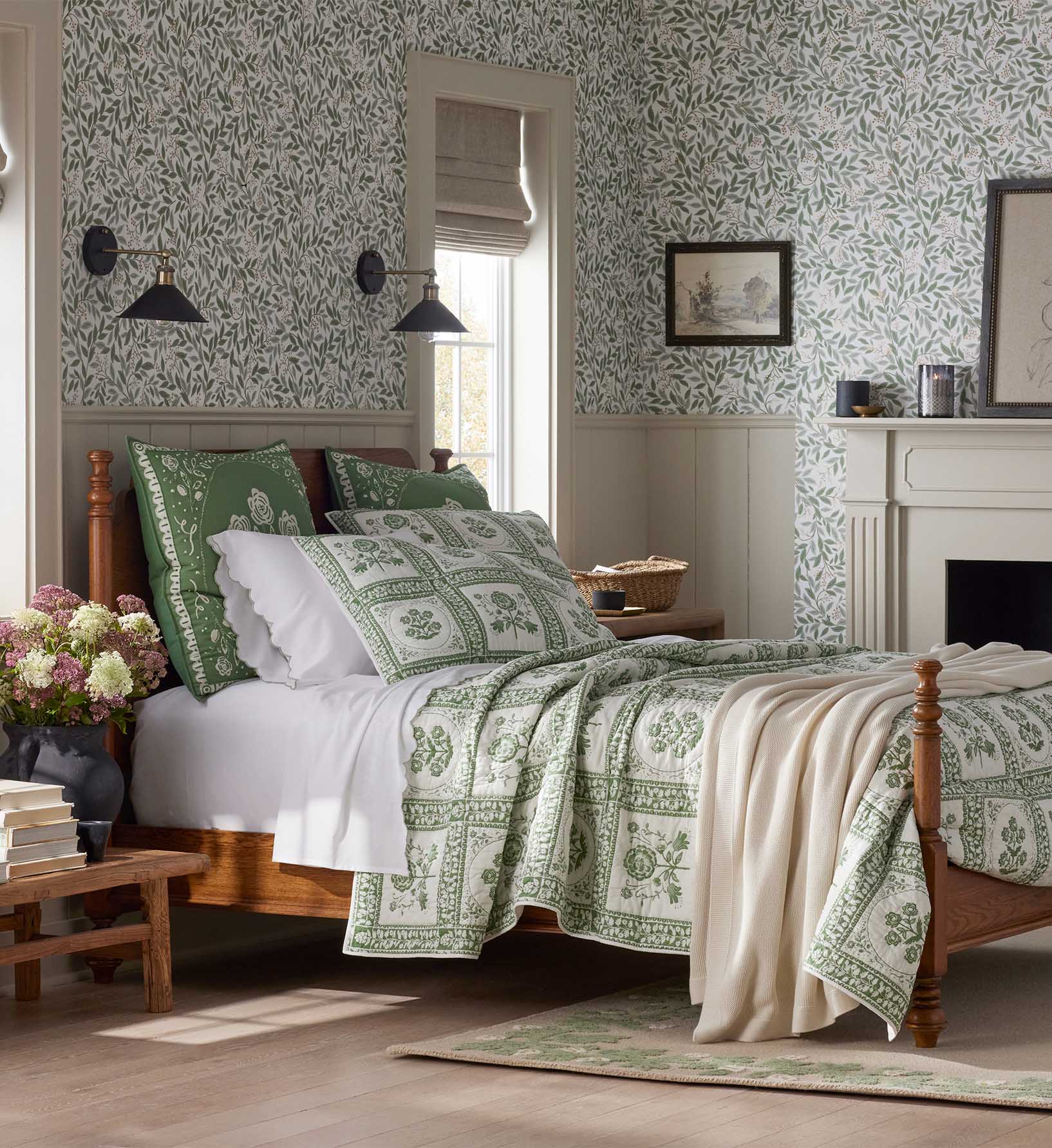 Cotton Quilt - Artichoke Garden