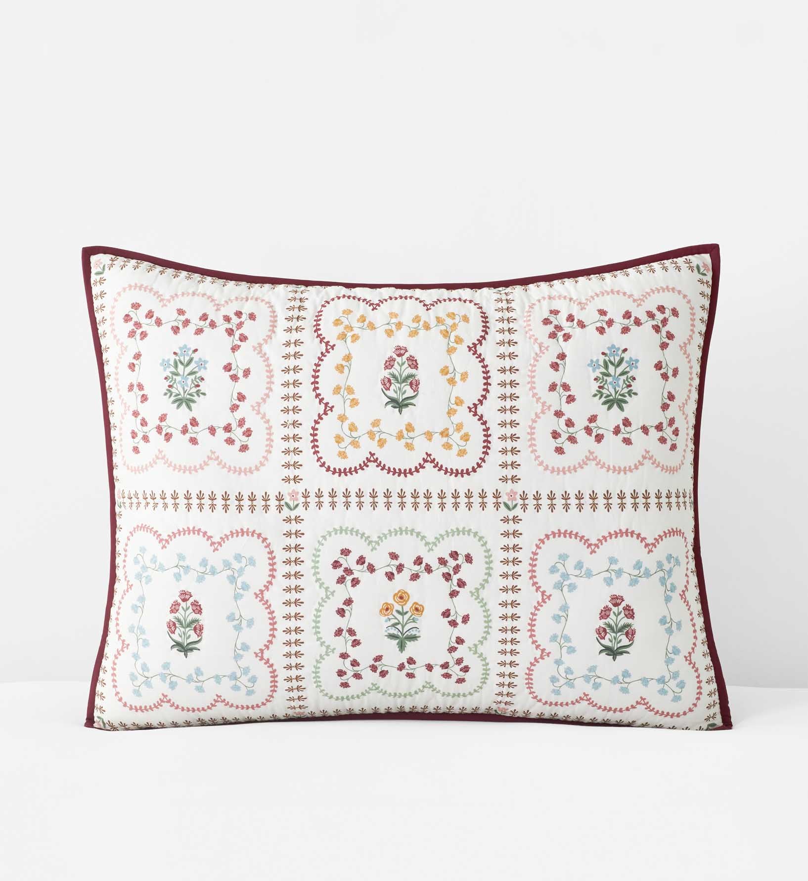 Cotton Quilted Sham - Lottie