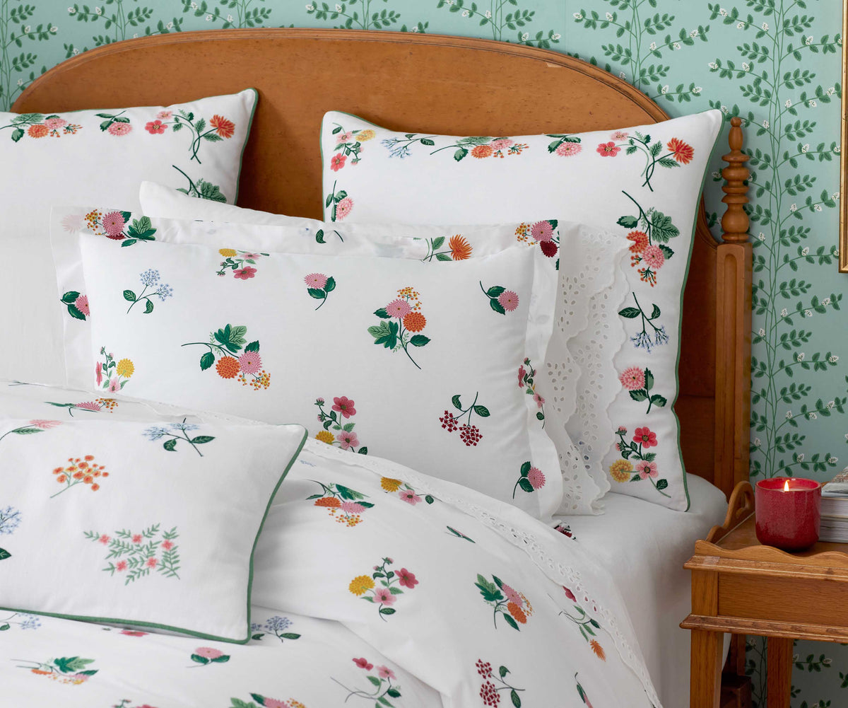 Ditsy Dahlia Percale Sham | Rifle Paper Co.