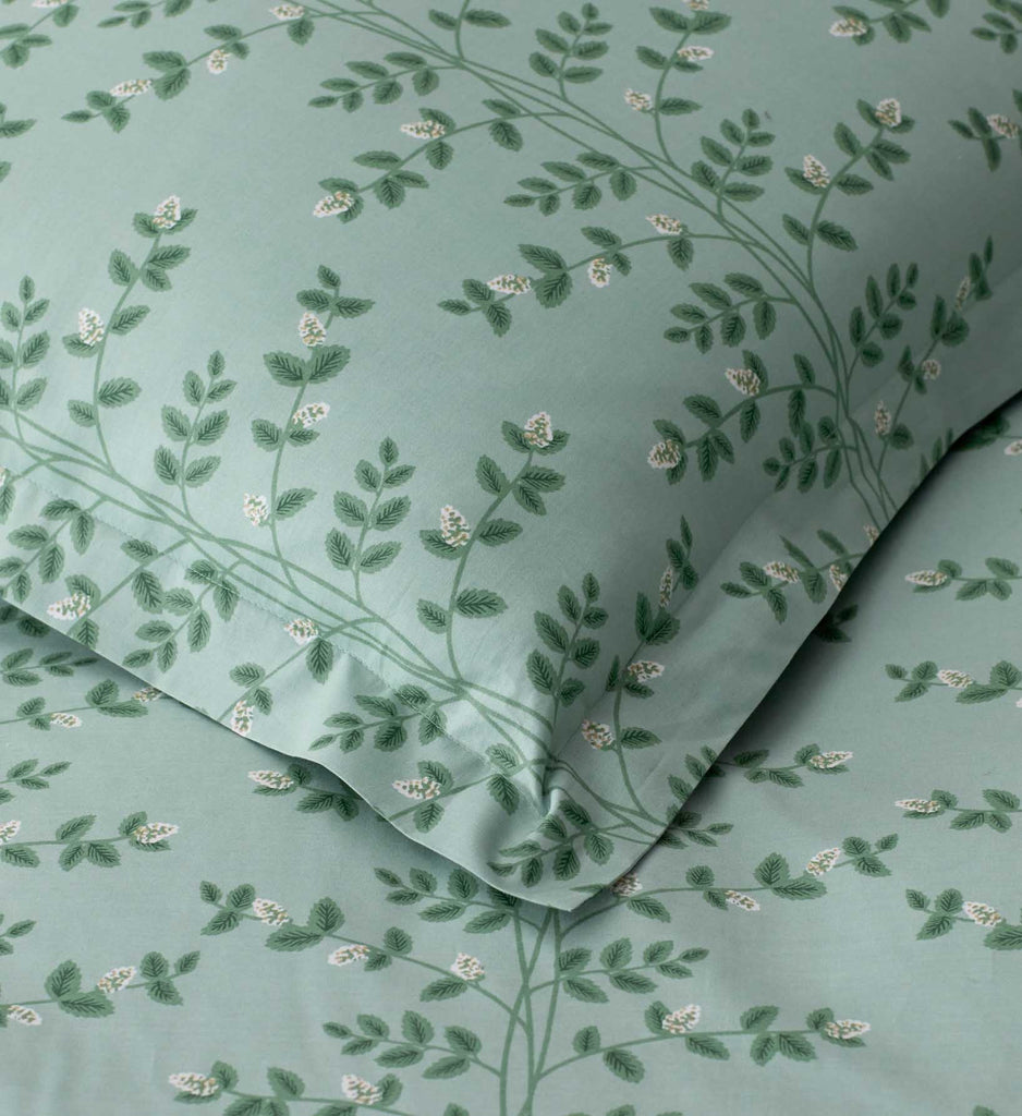 Climbing Vines Sage Percale Sham | Rifle Paper Co.