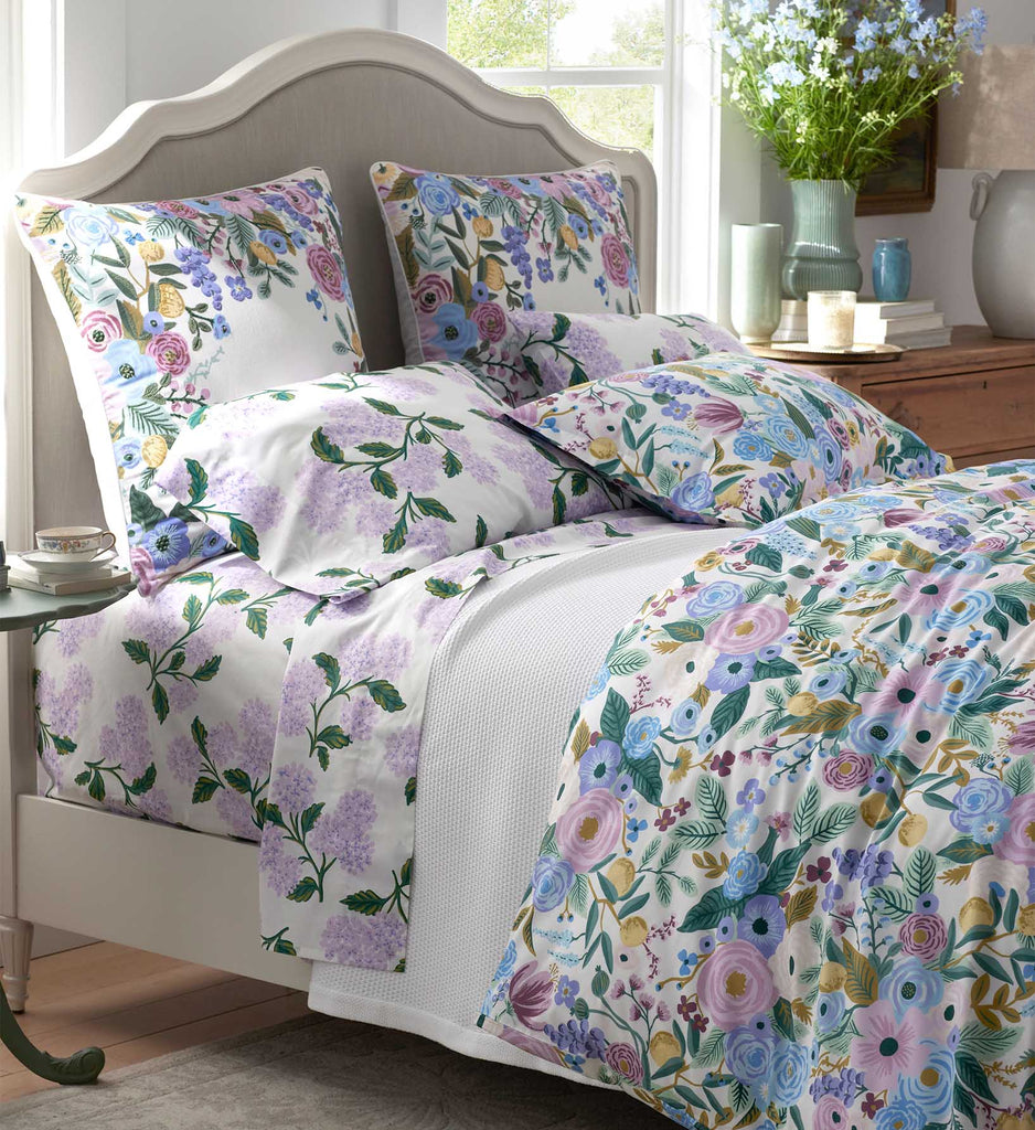 Garden Party Lilac Percale Sham | Rifle Paper Co.