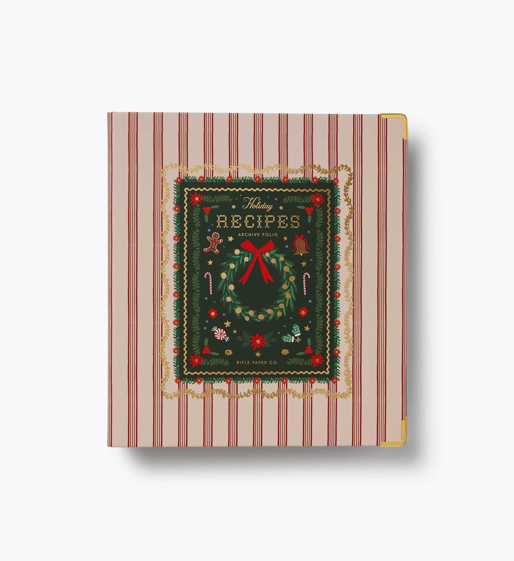 Recipe Binder - Holly Jolly