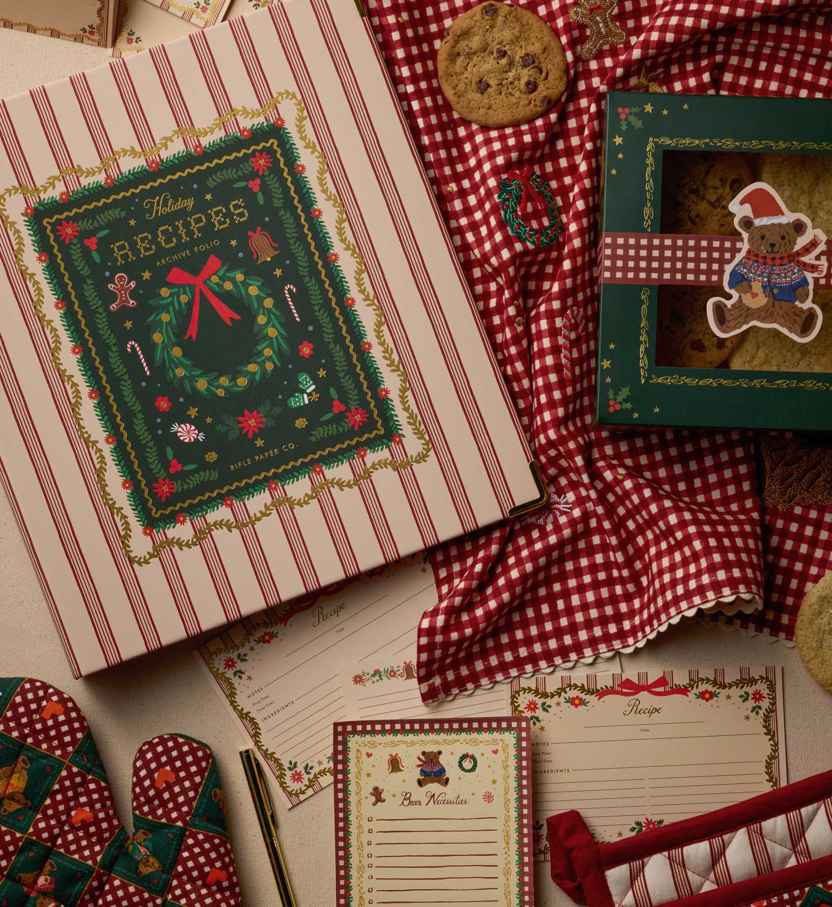 Recipe Binder - Holly Jolly