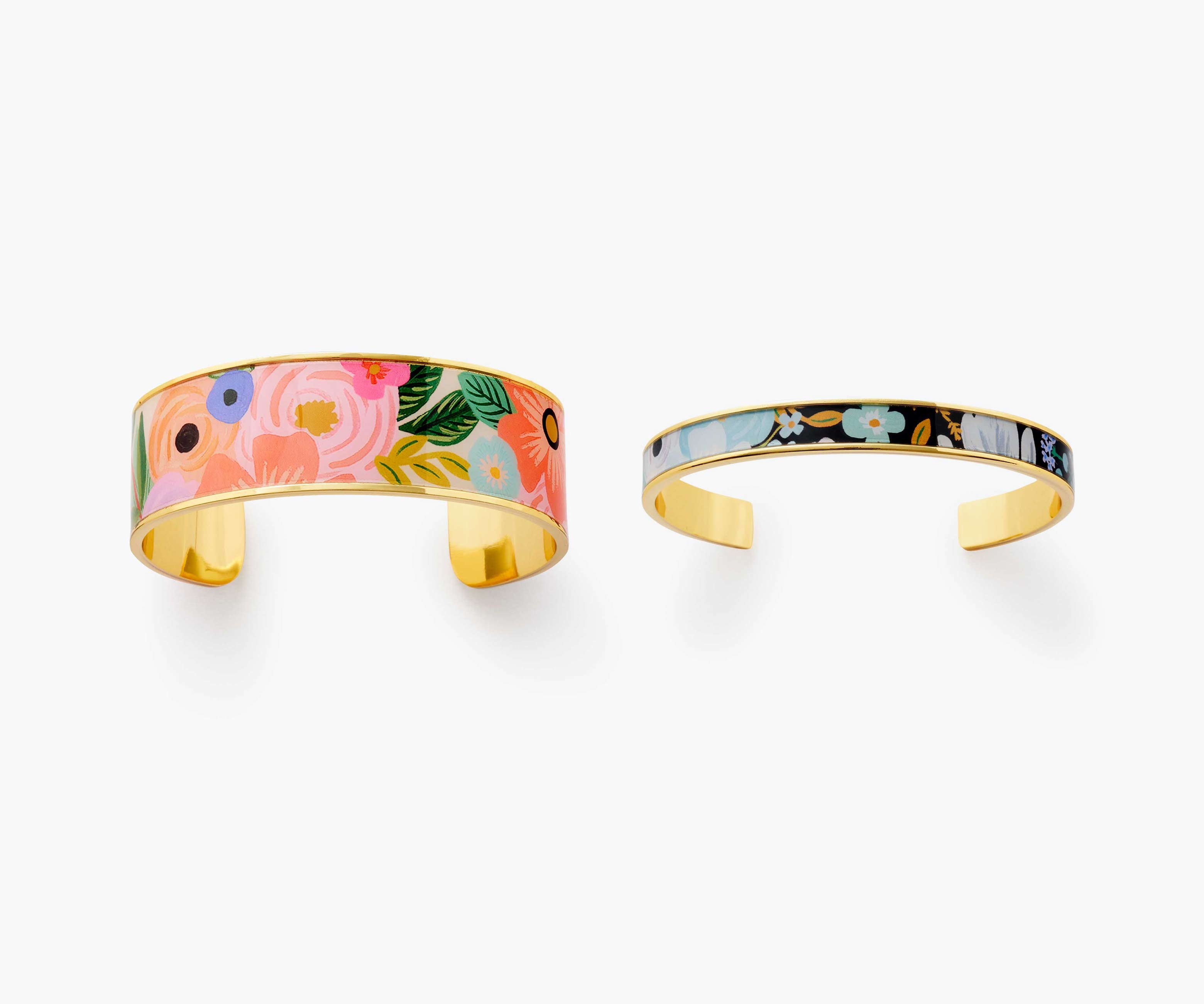 Garden Party Enamel Cuff Set
