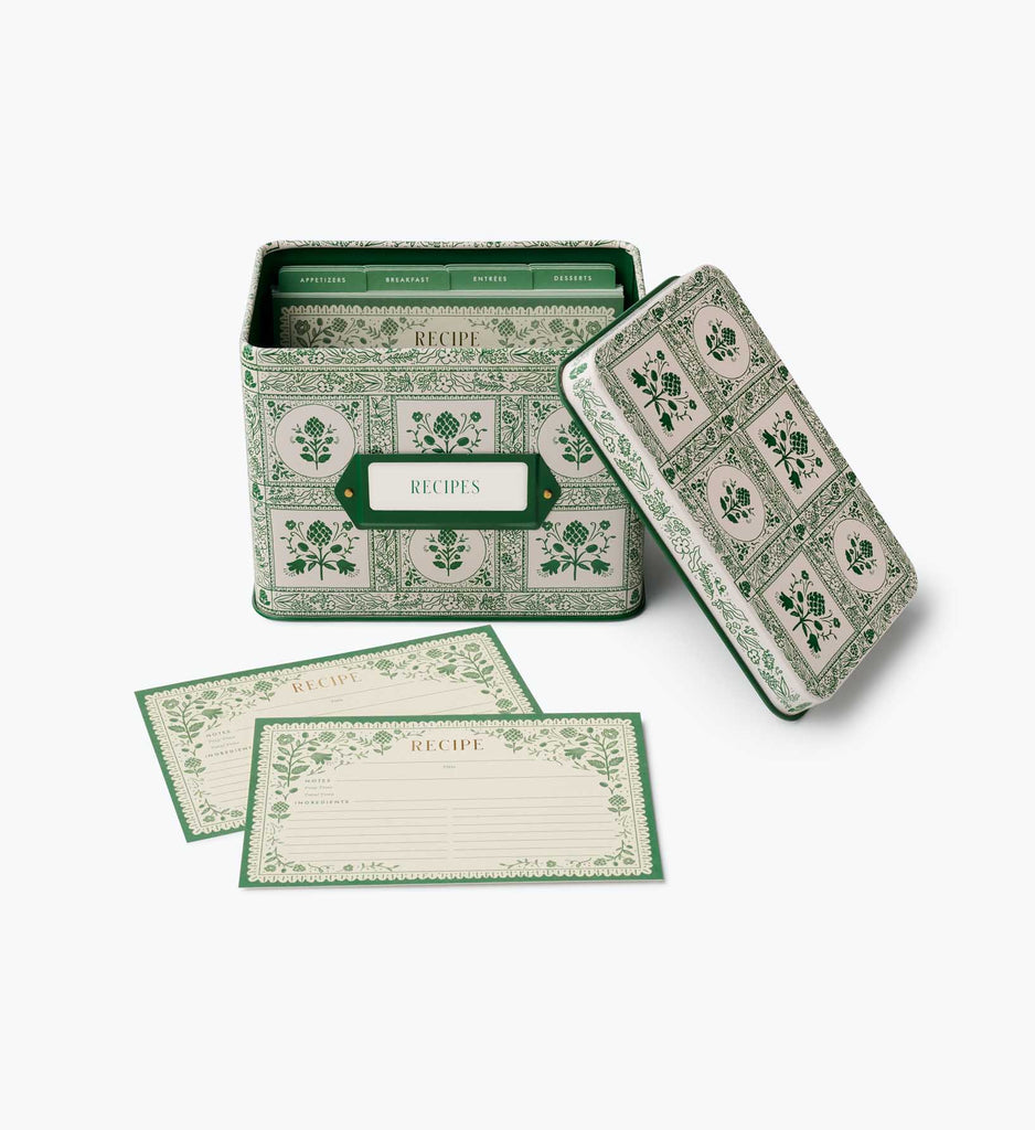 Recipe Tin - Artichoke – Rifle Paper Co