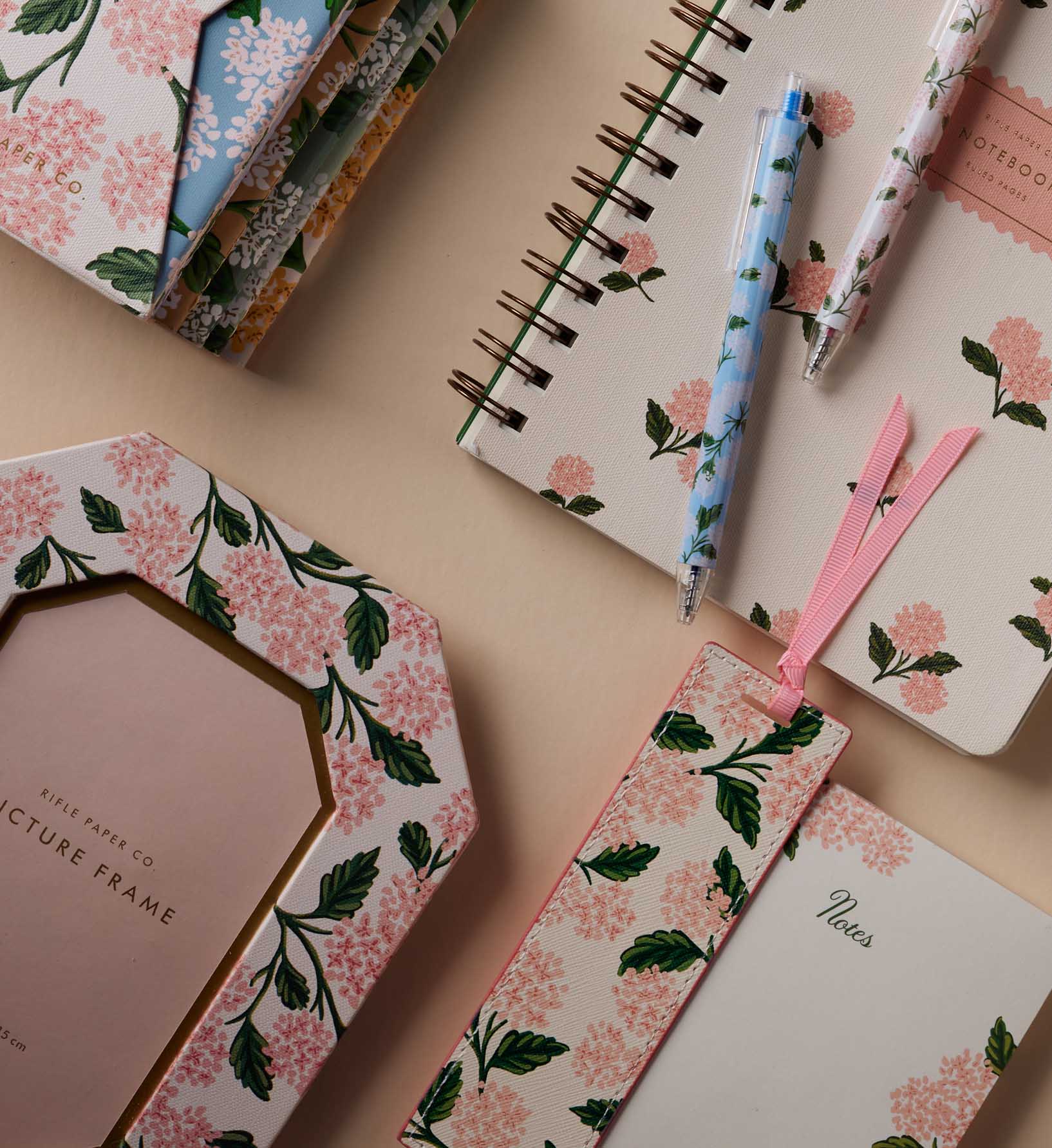 Bookmark - Pink Hydrangea