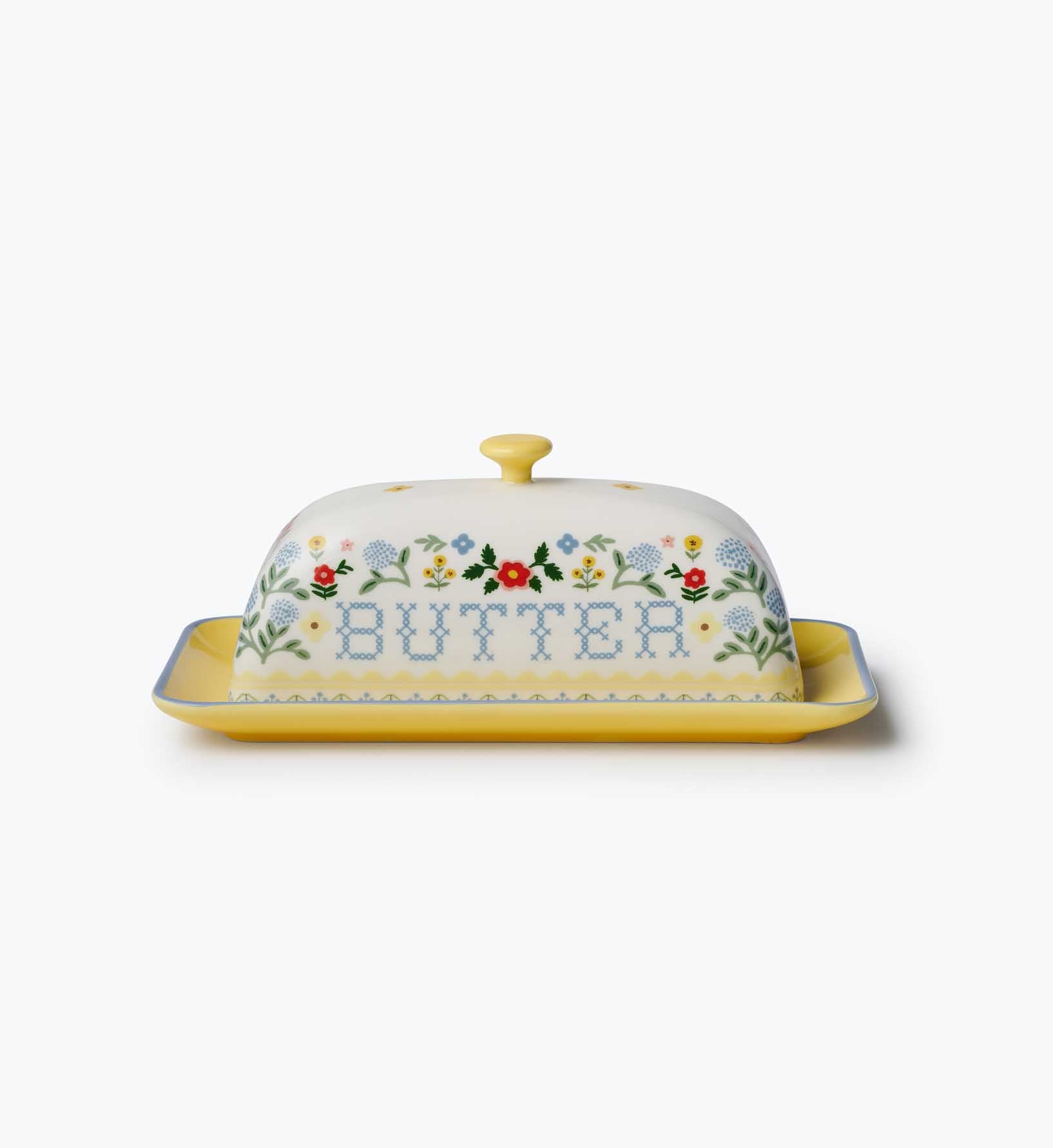 Porcelain Butter Dish - Home Sweet Home