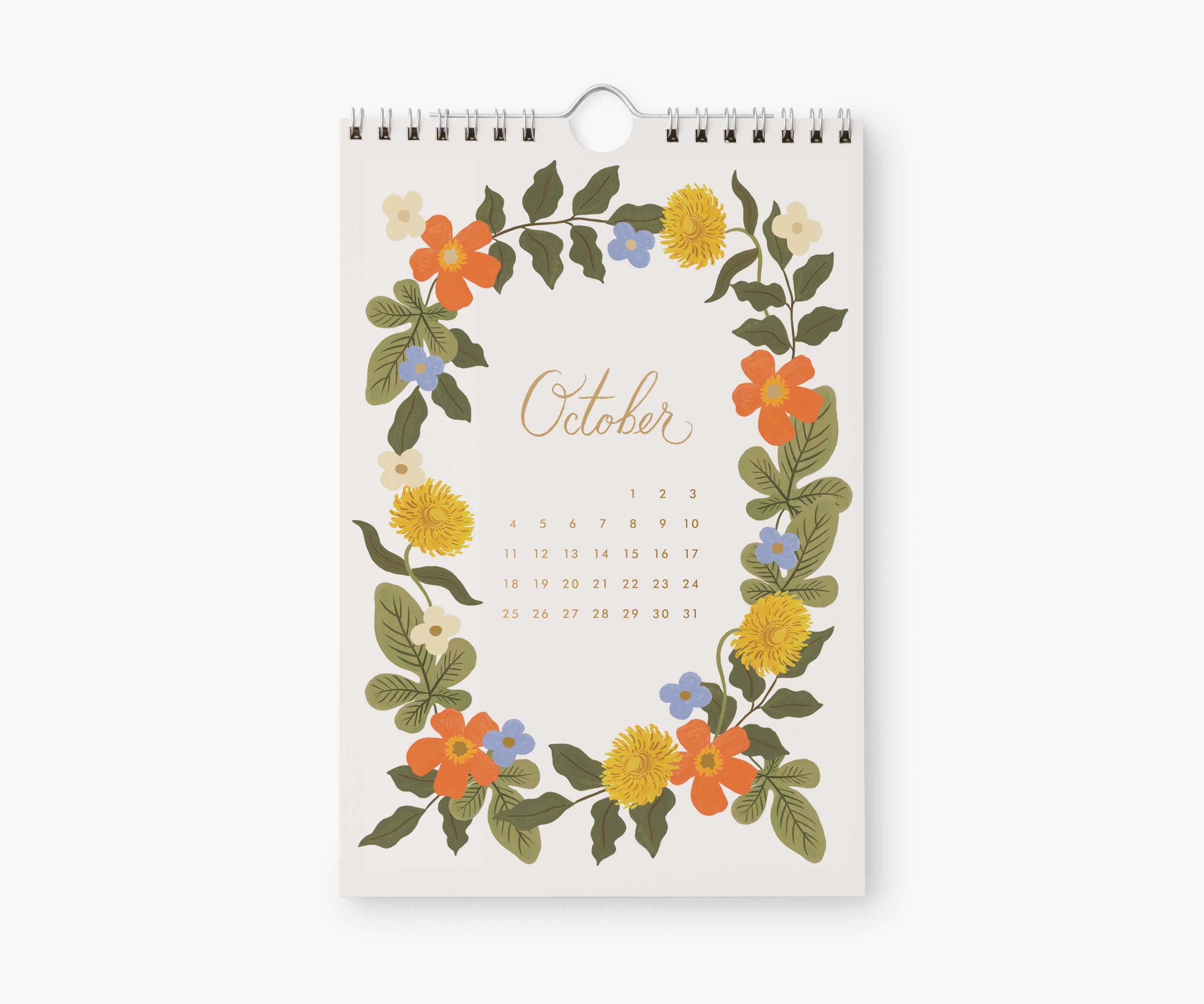 2026 Kitchen Calendar - Strawberry Fields