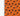 Black Cat Cotton Metallic Fabric - Orange