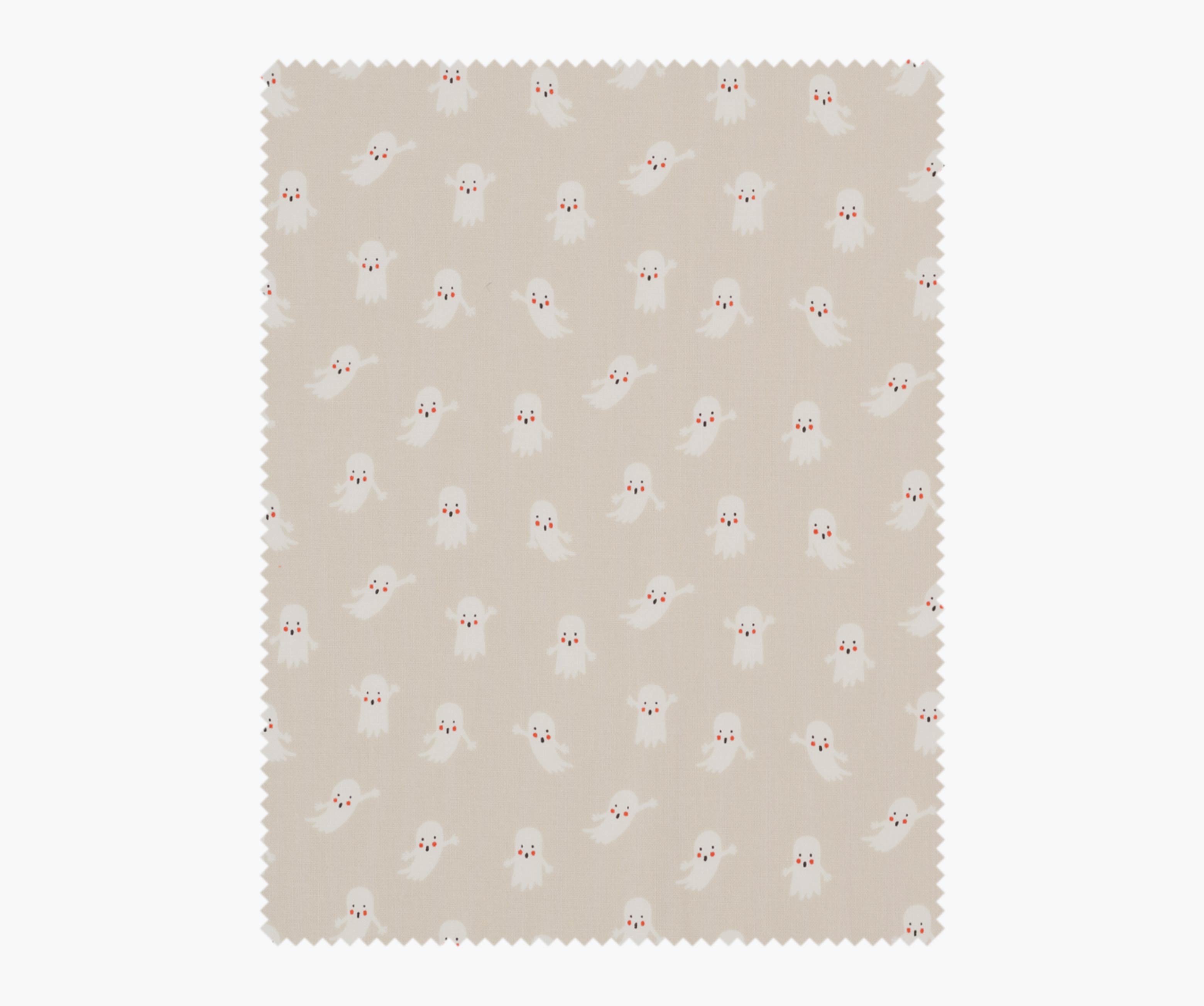 Ghosts Cotton Fabric - Linen