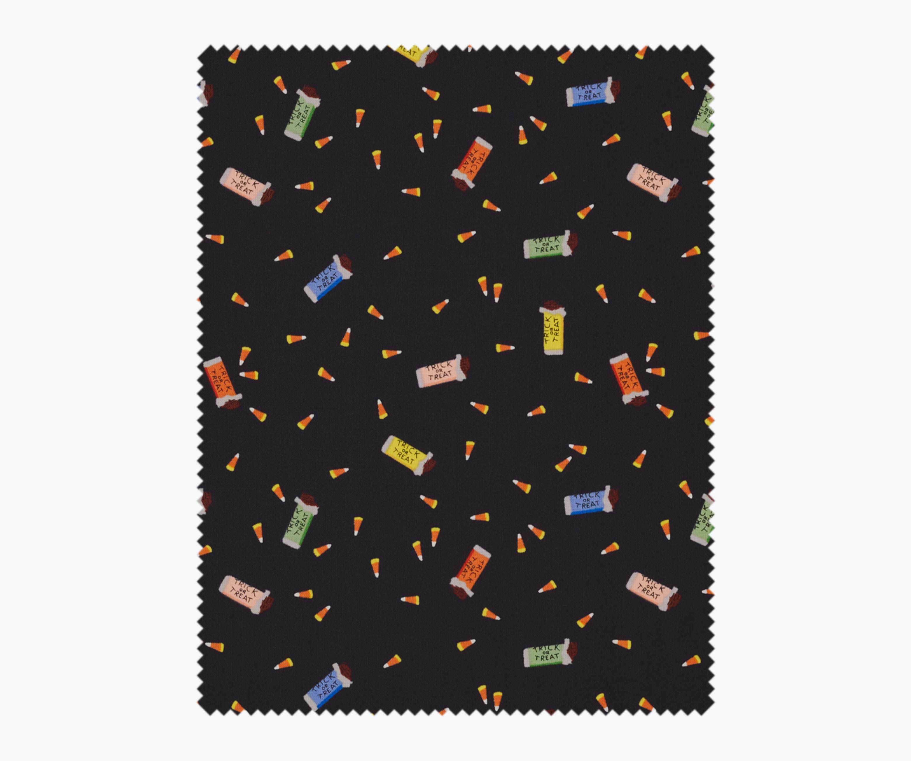 Trick or Treat Cotton Fabric - Black