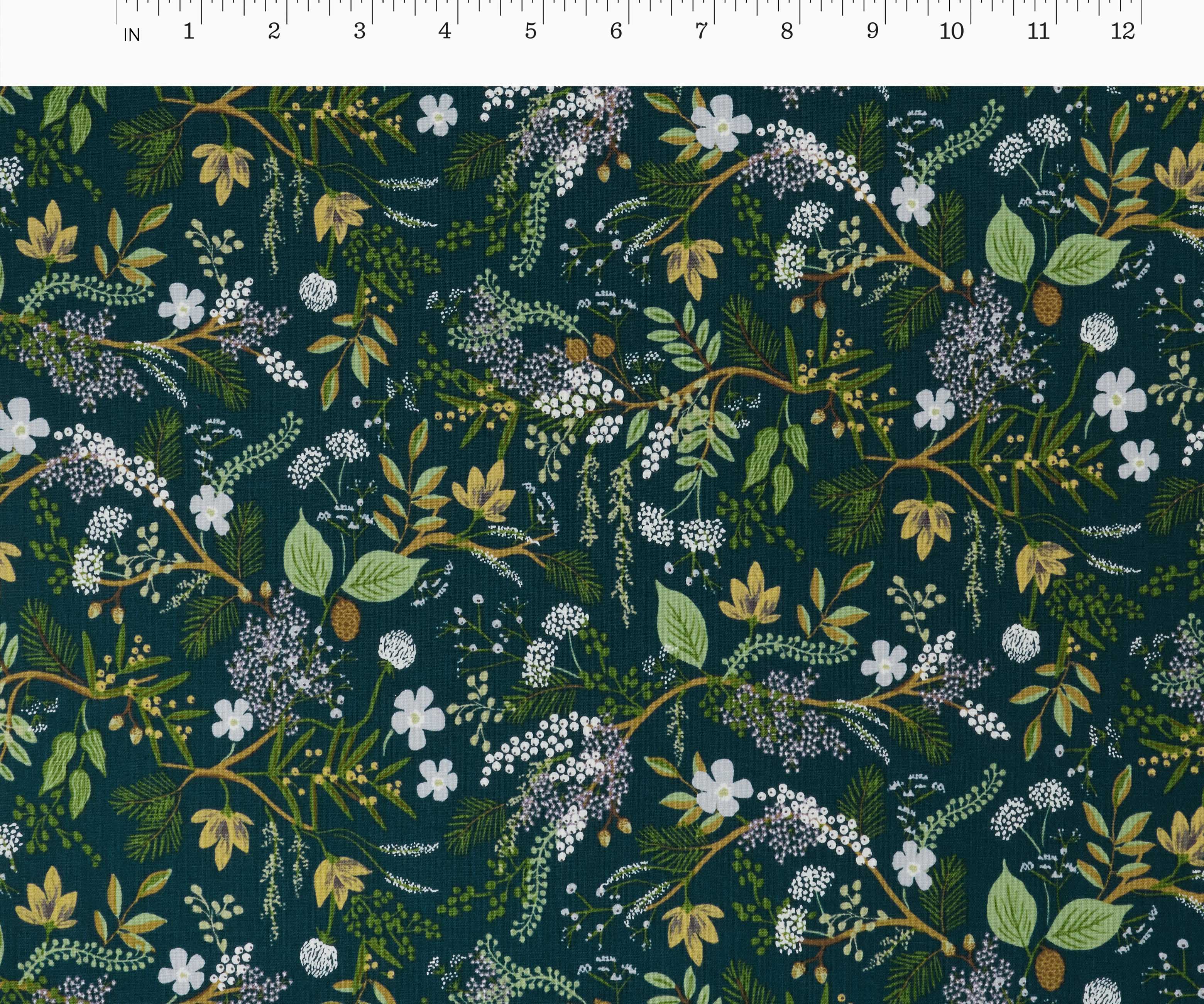 Juniper Forest Cotton Fabric - Evergreen