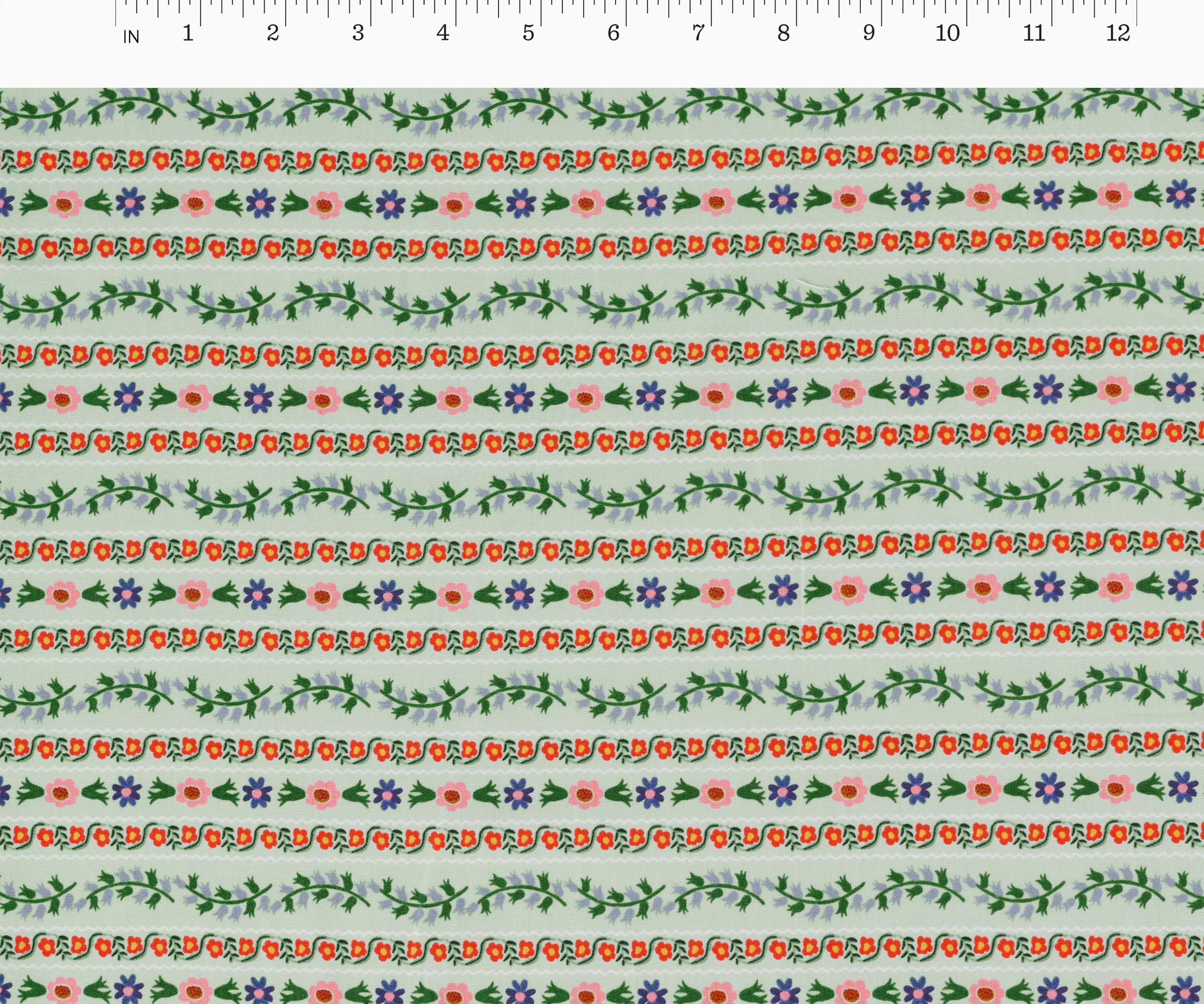 Delphine Cotton Fabric - Mint