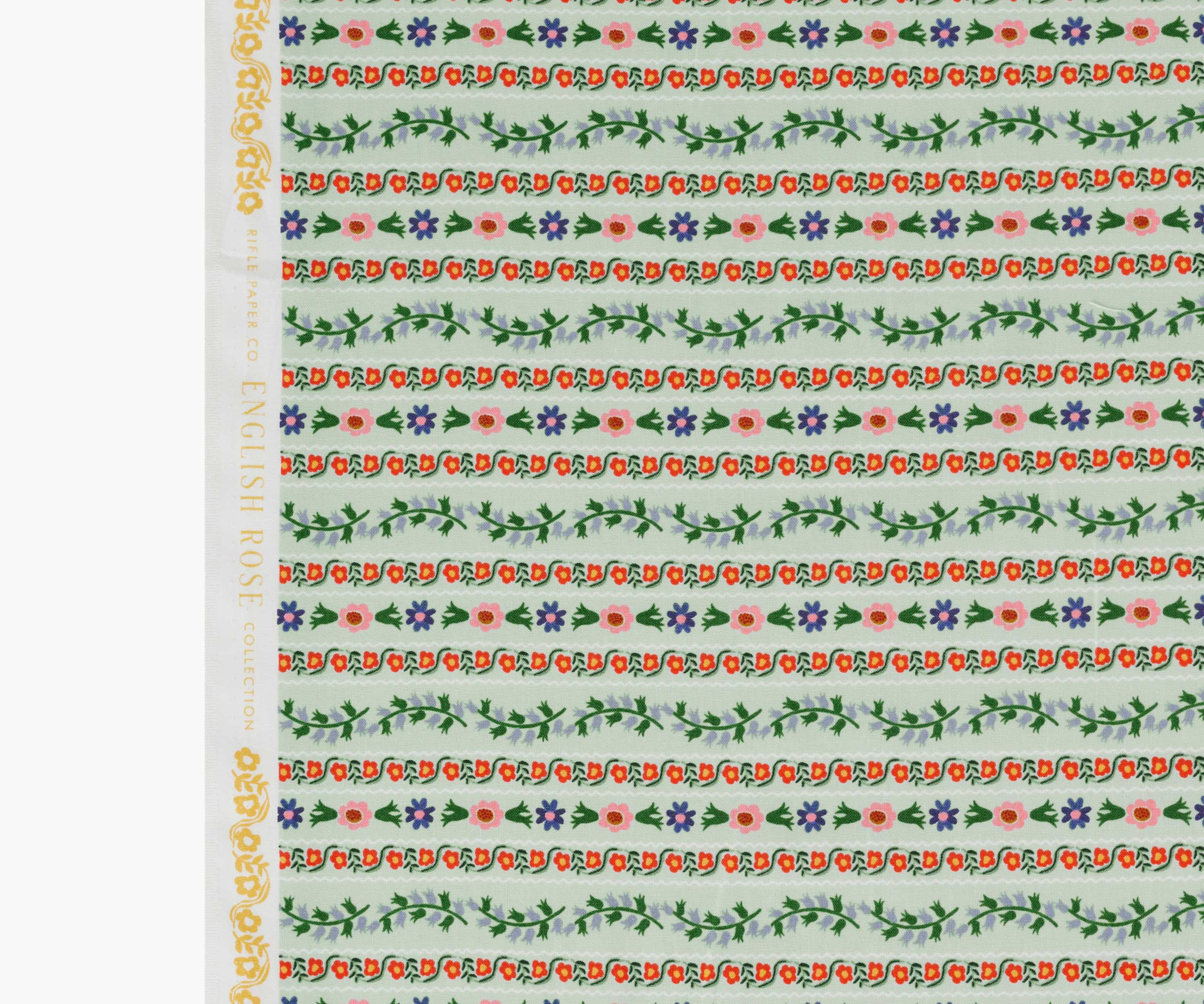 Delphine Cotton Fabric - Mint
