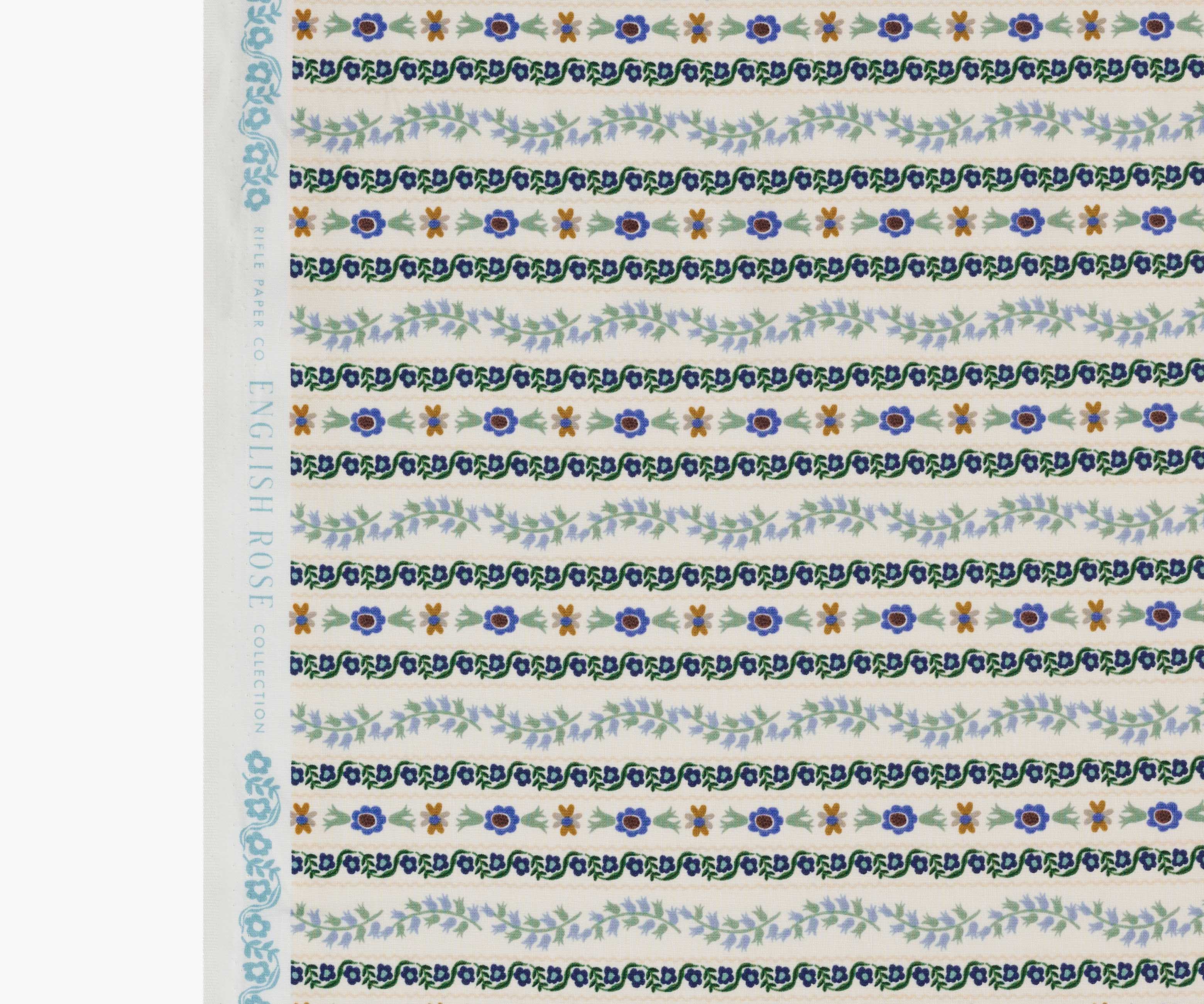 Delphine Cotton Fabric - Blue