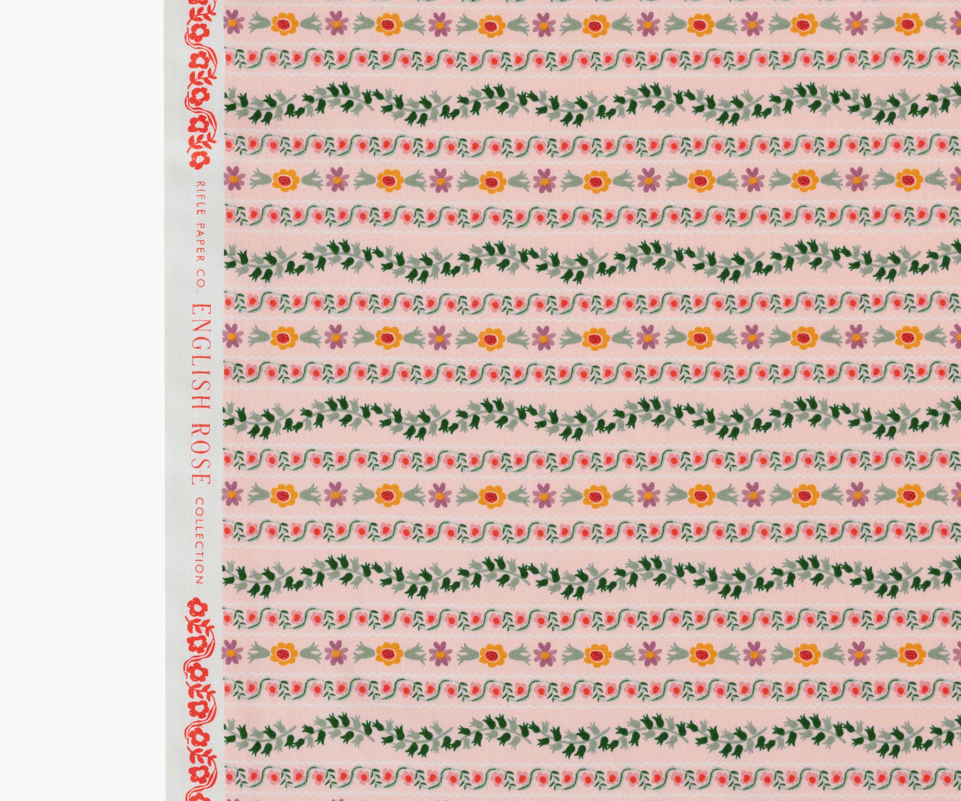 Delphine Cotton Fabric - Blush