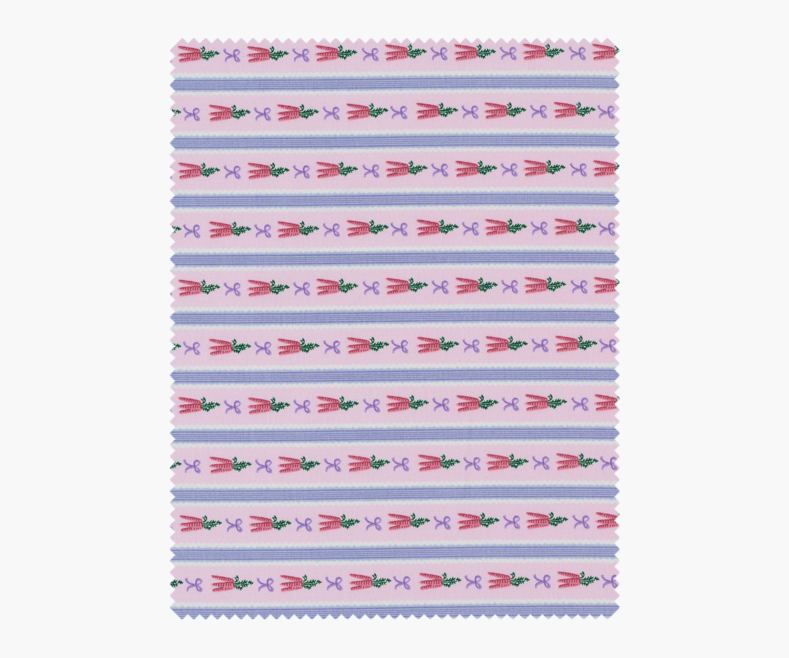 Carrot Patch Cotton Fabric - Lilac