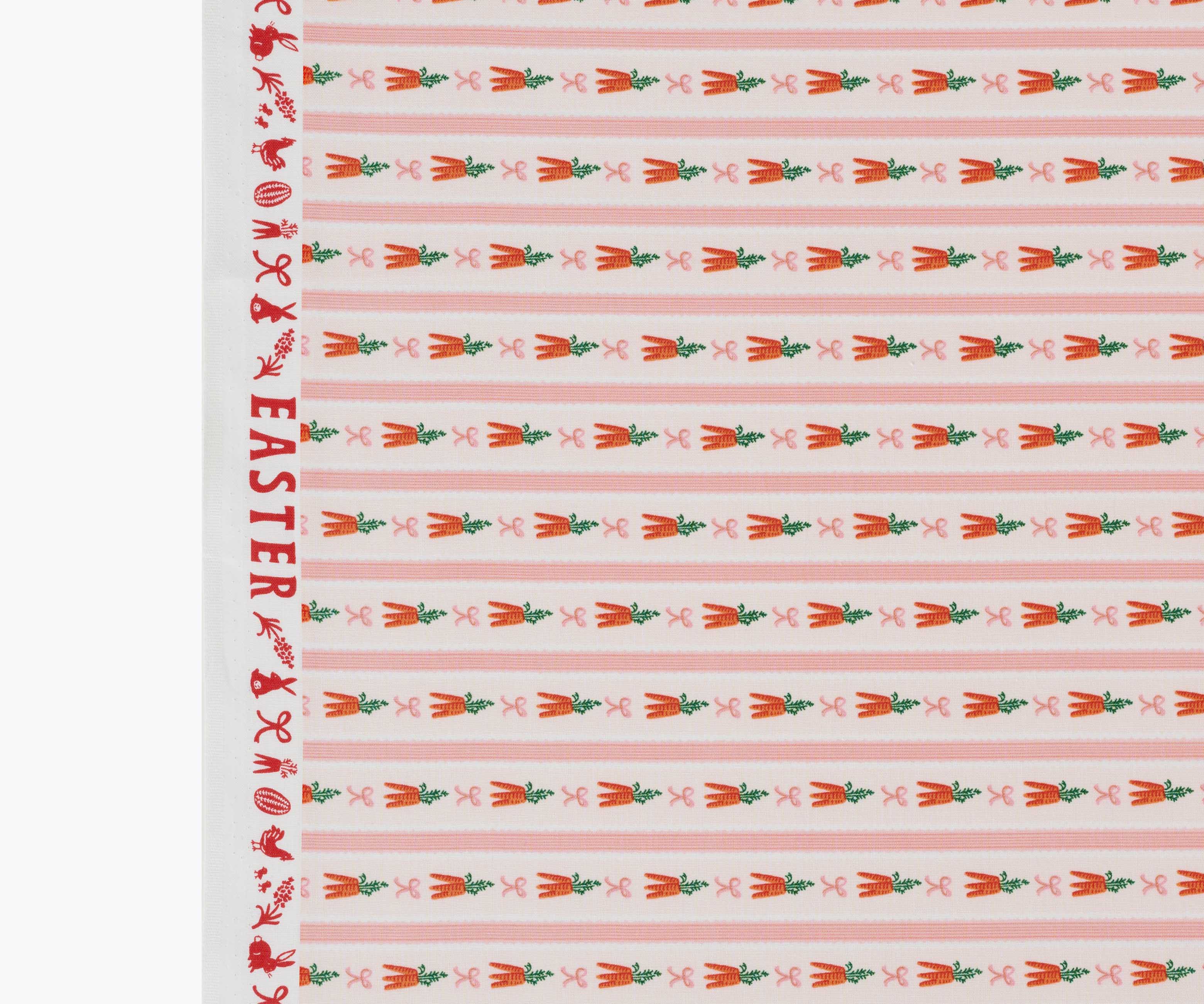 Carrot Patch Cotton Fabric - Blush