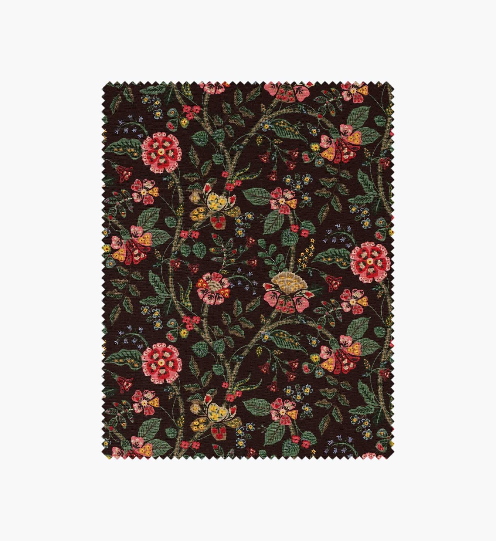 Gracie Cotton Fabric - Cocoa